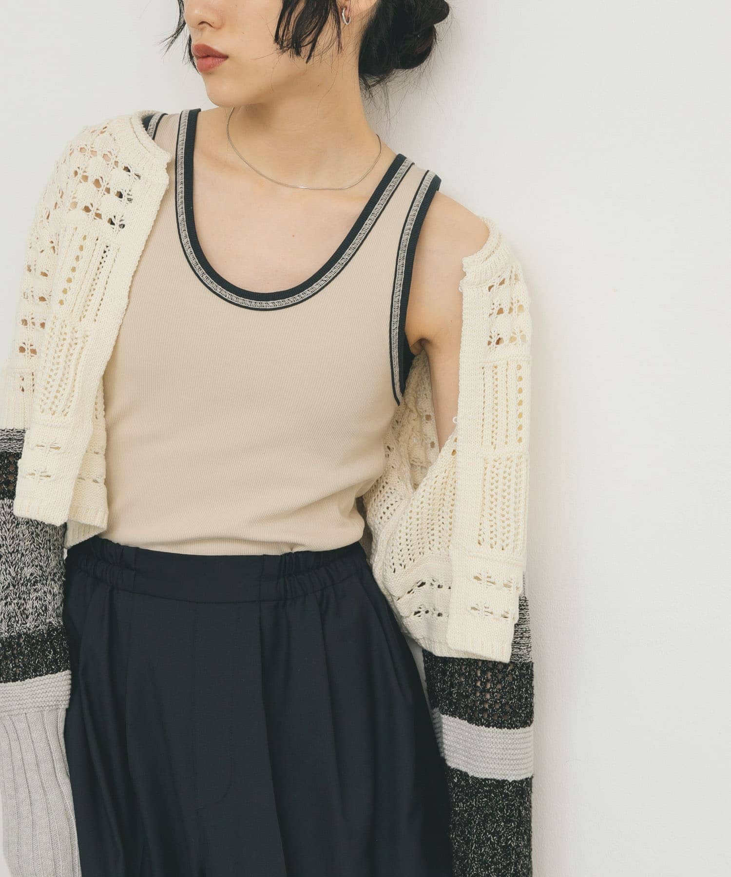 身長：160cm サイズ：one