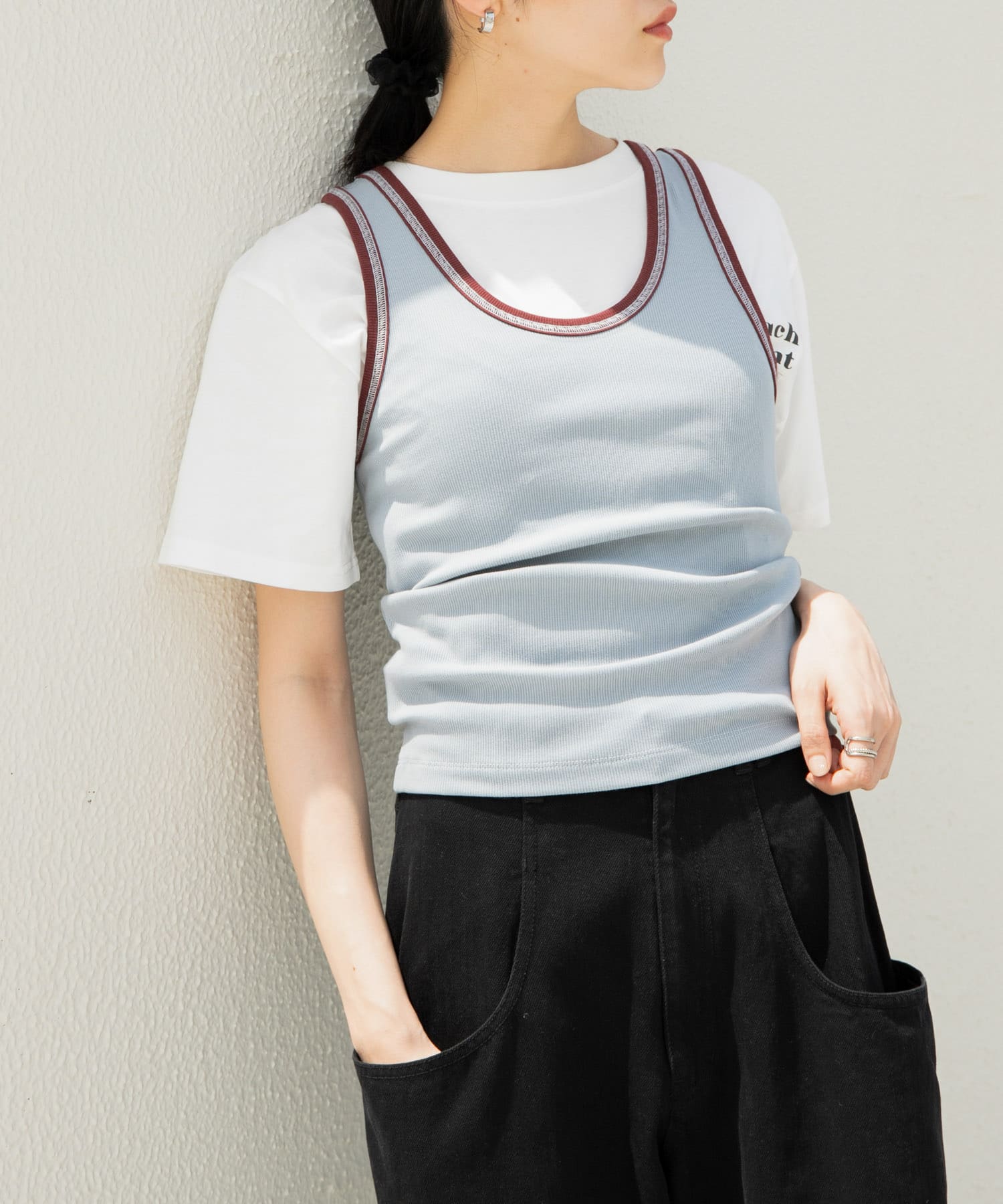 身長：160cm サイズ：one
