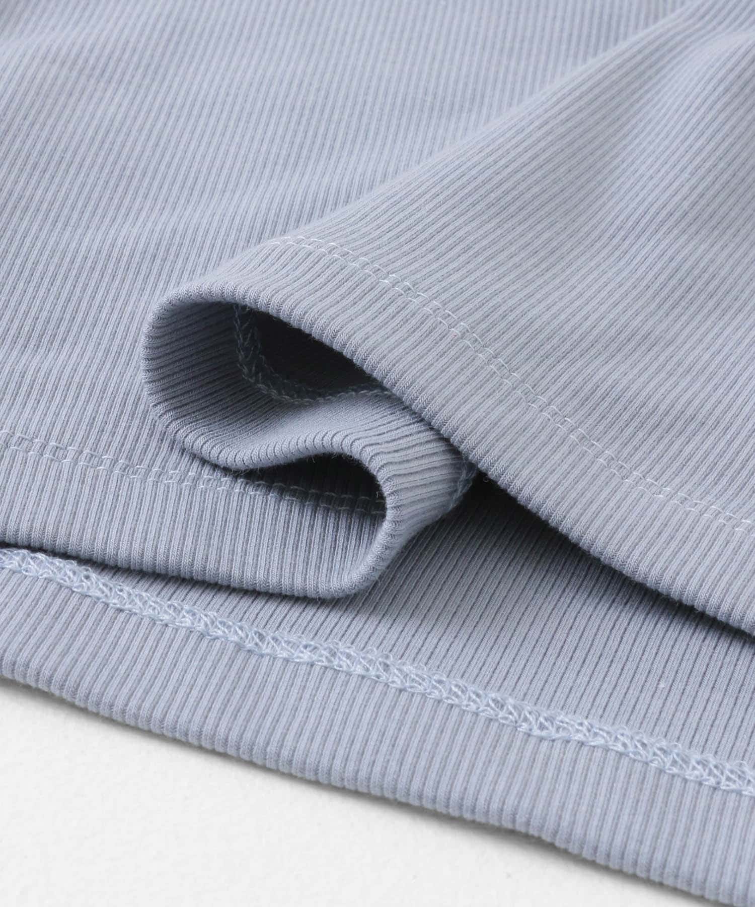 バイカラータンクトップ BLUE GRAY one