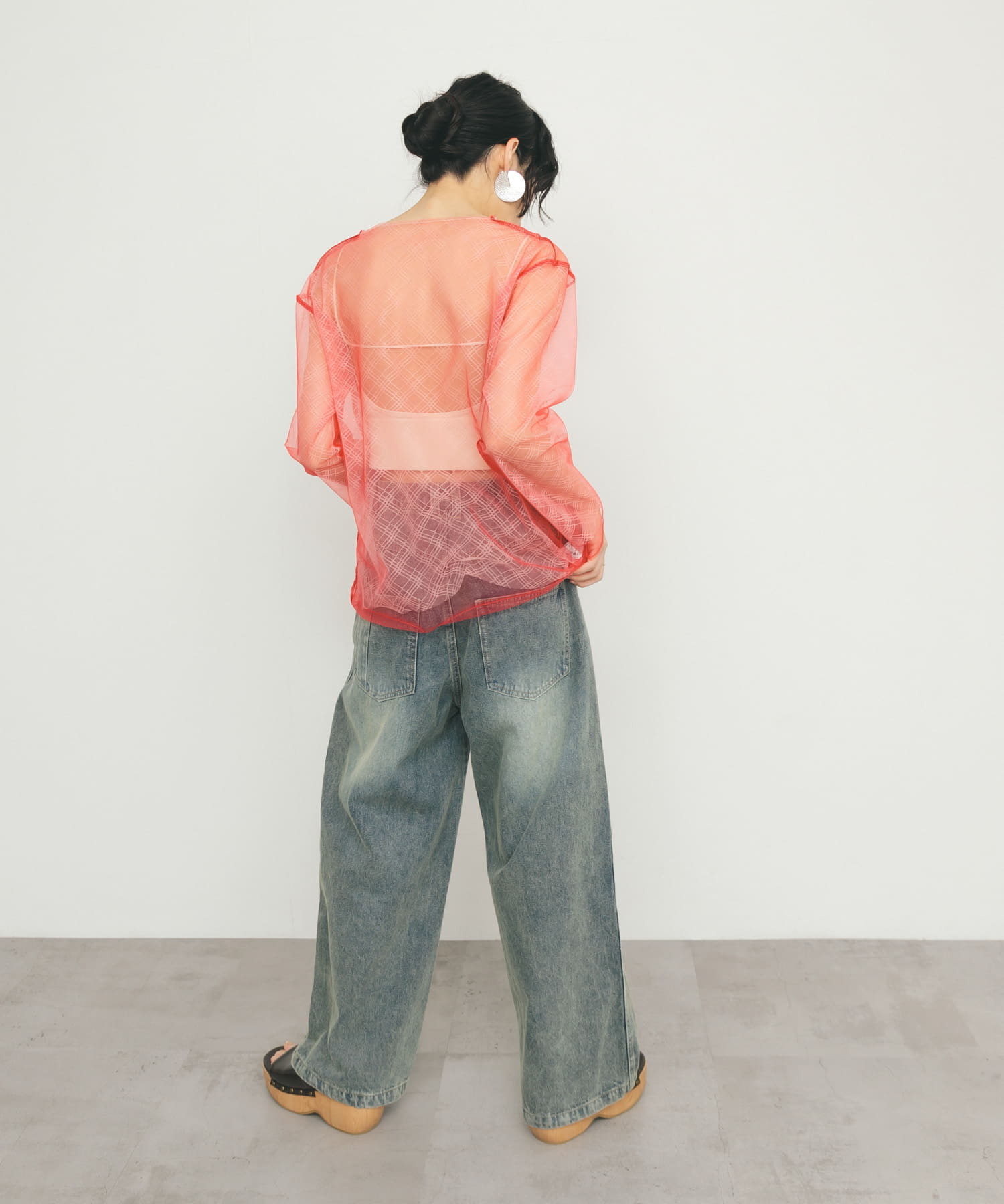 身長：160cm サイズ：one