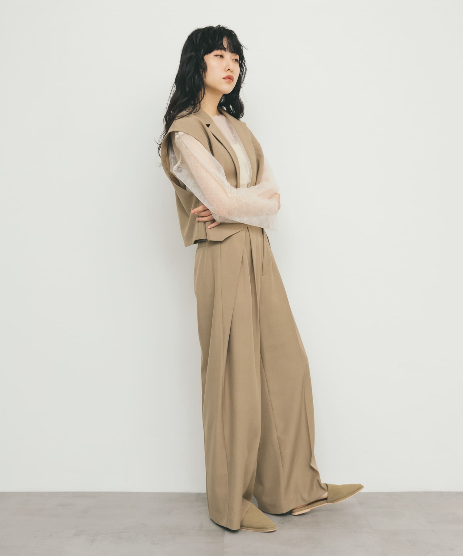 身長：160cm サイズ：one