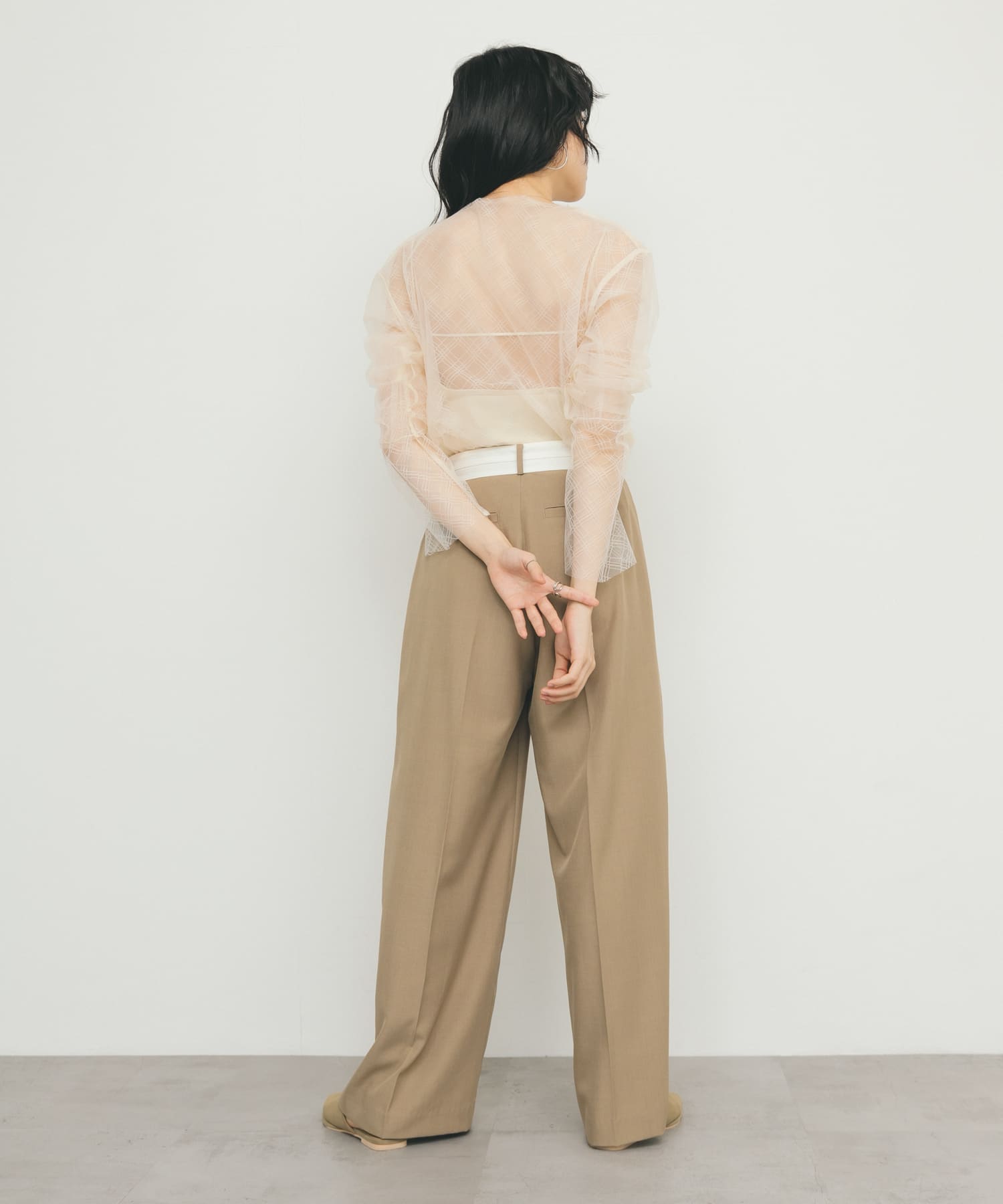 身長：160cm サイズ：one
