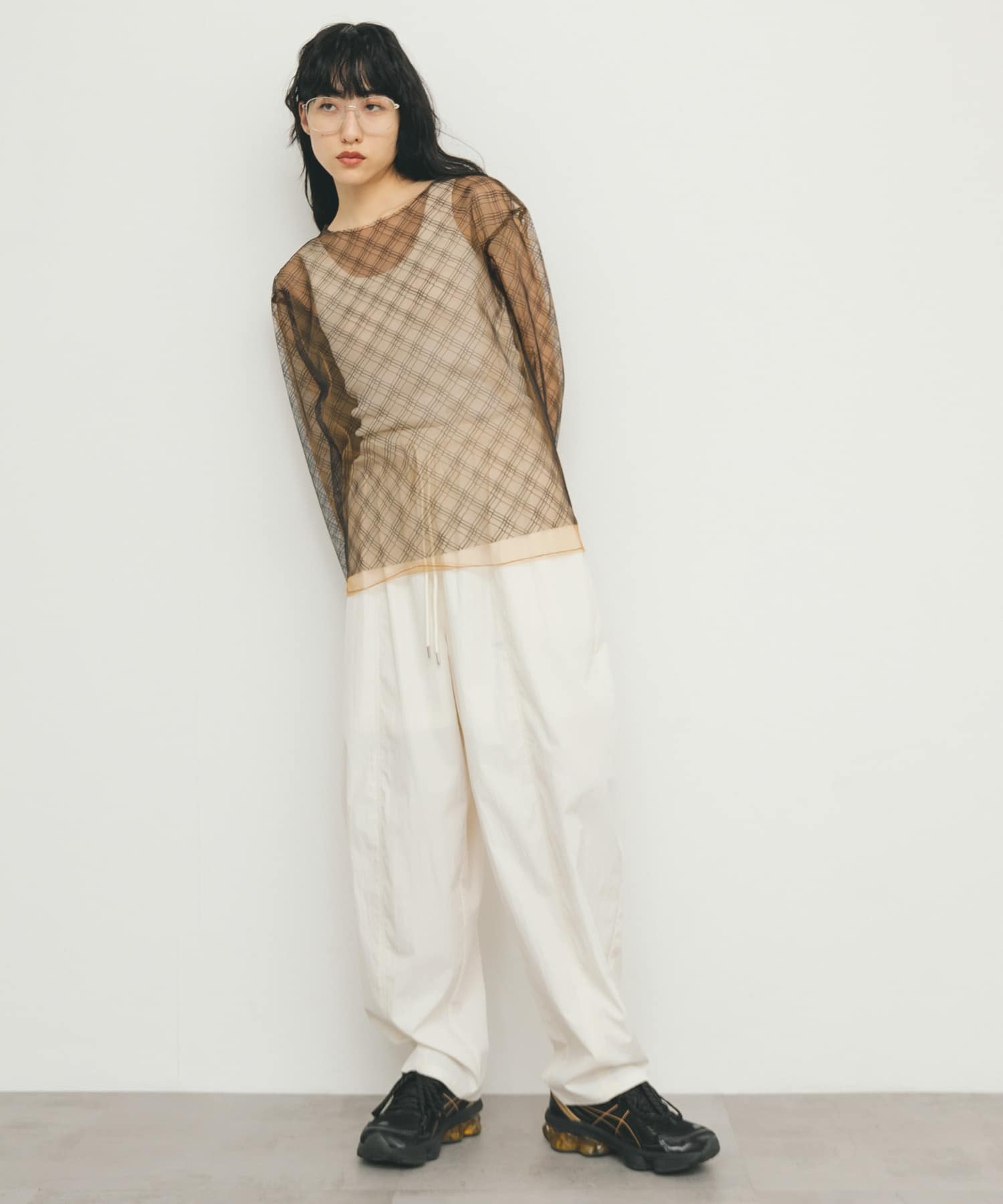 身長：160cm サイズ：one