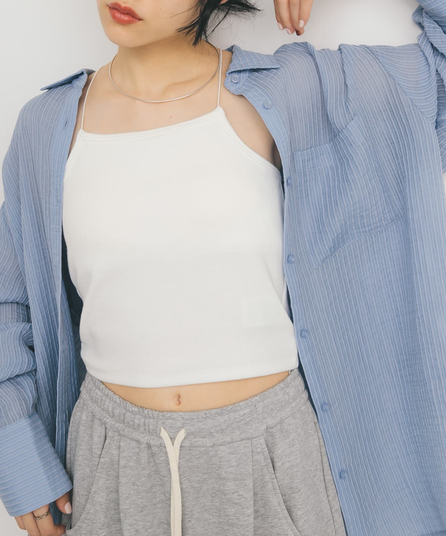 身長：160cm サイズ：one