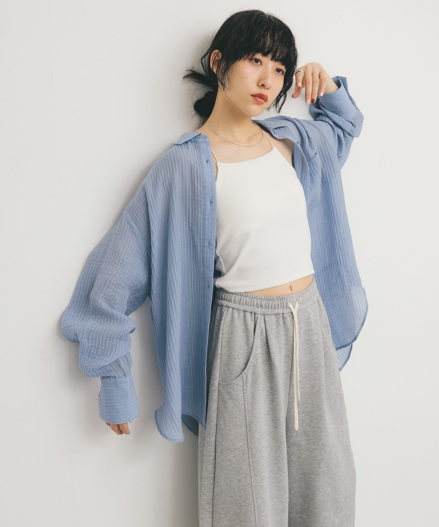 身長：160cm サイズ：one