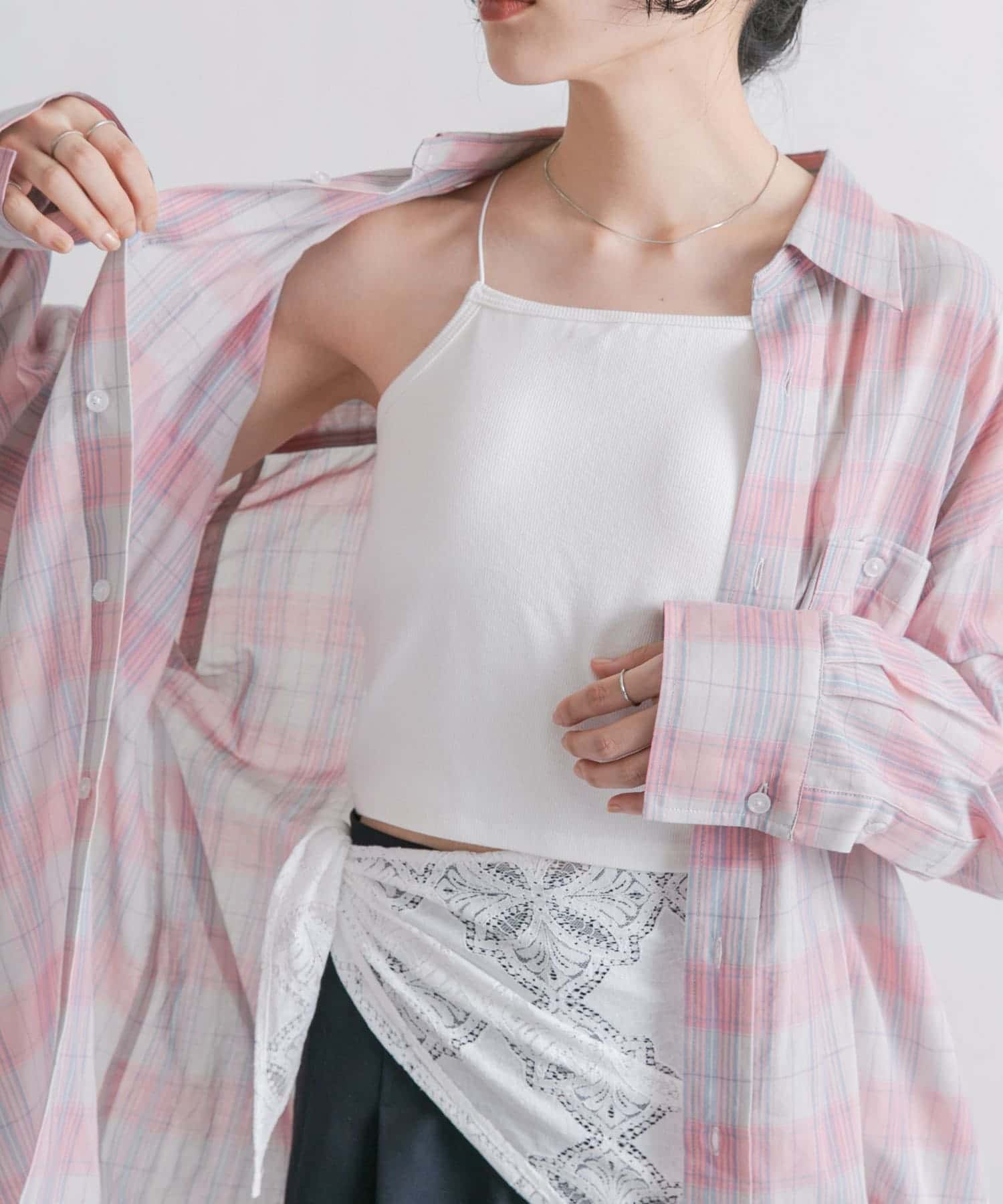 身長：160cm サイズ：one