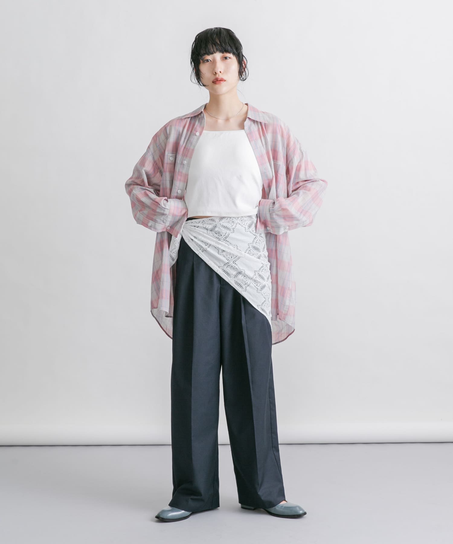 身長：160cm サイズ：one