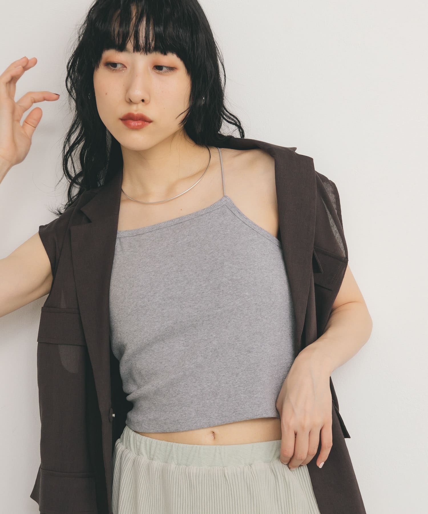 身長：160cm サイズ：one