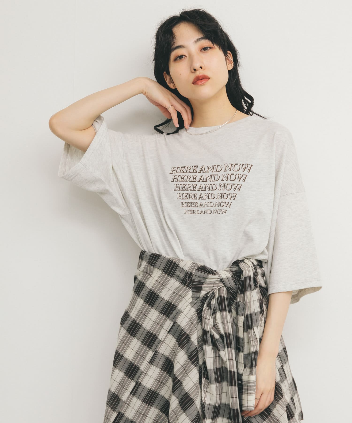 身長：160cm サイズ：one