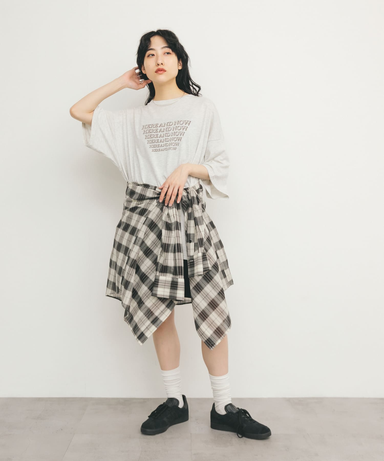 身長：160cm サイズ：one