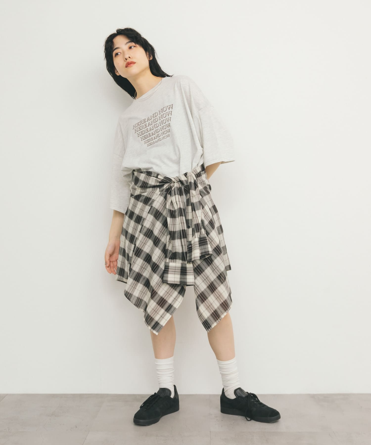 身長：160cm サイズ：one