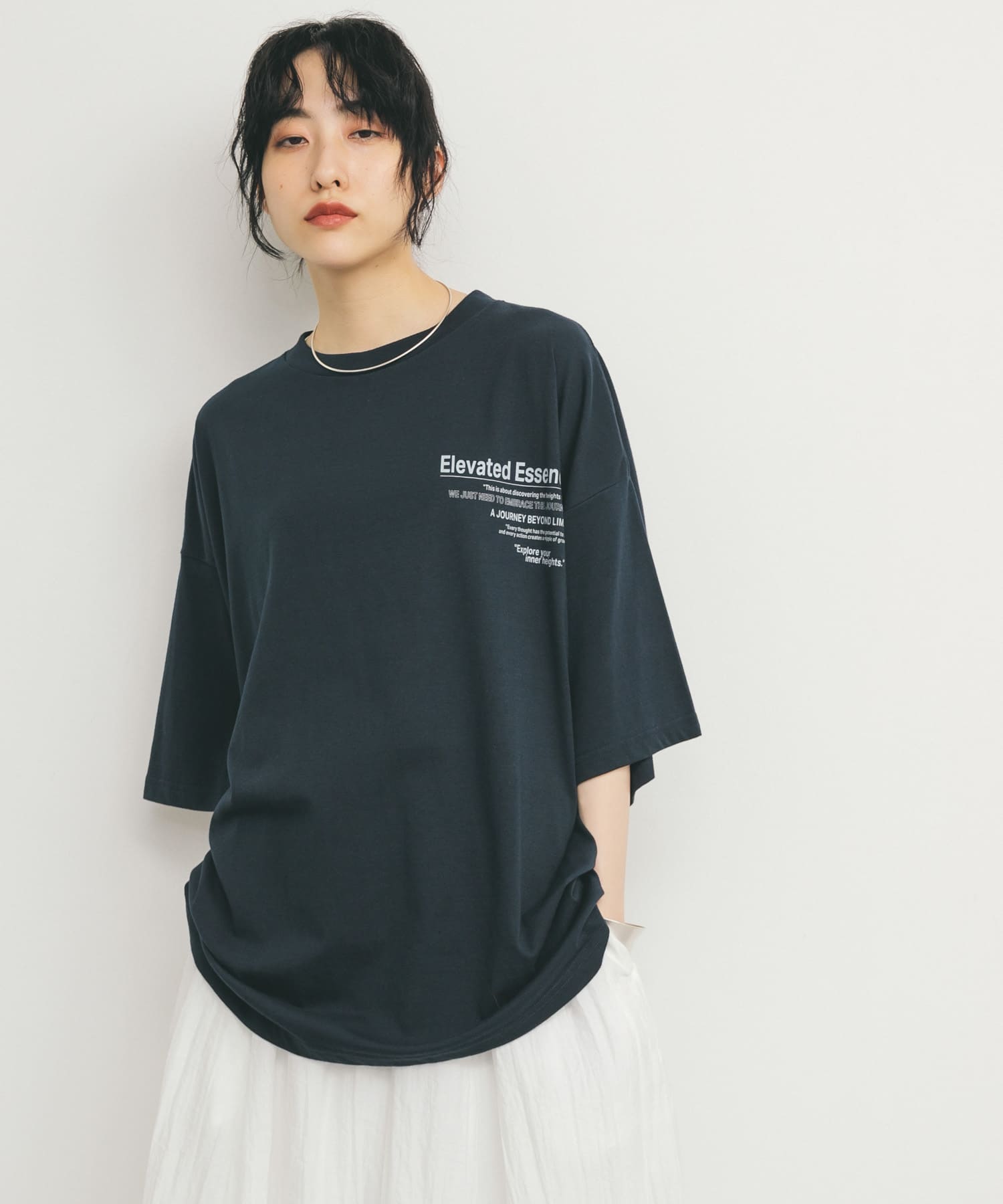 身長：160cm サイズ：one