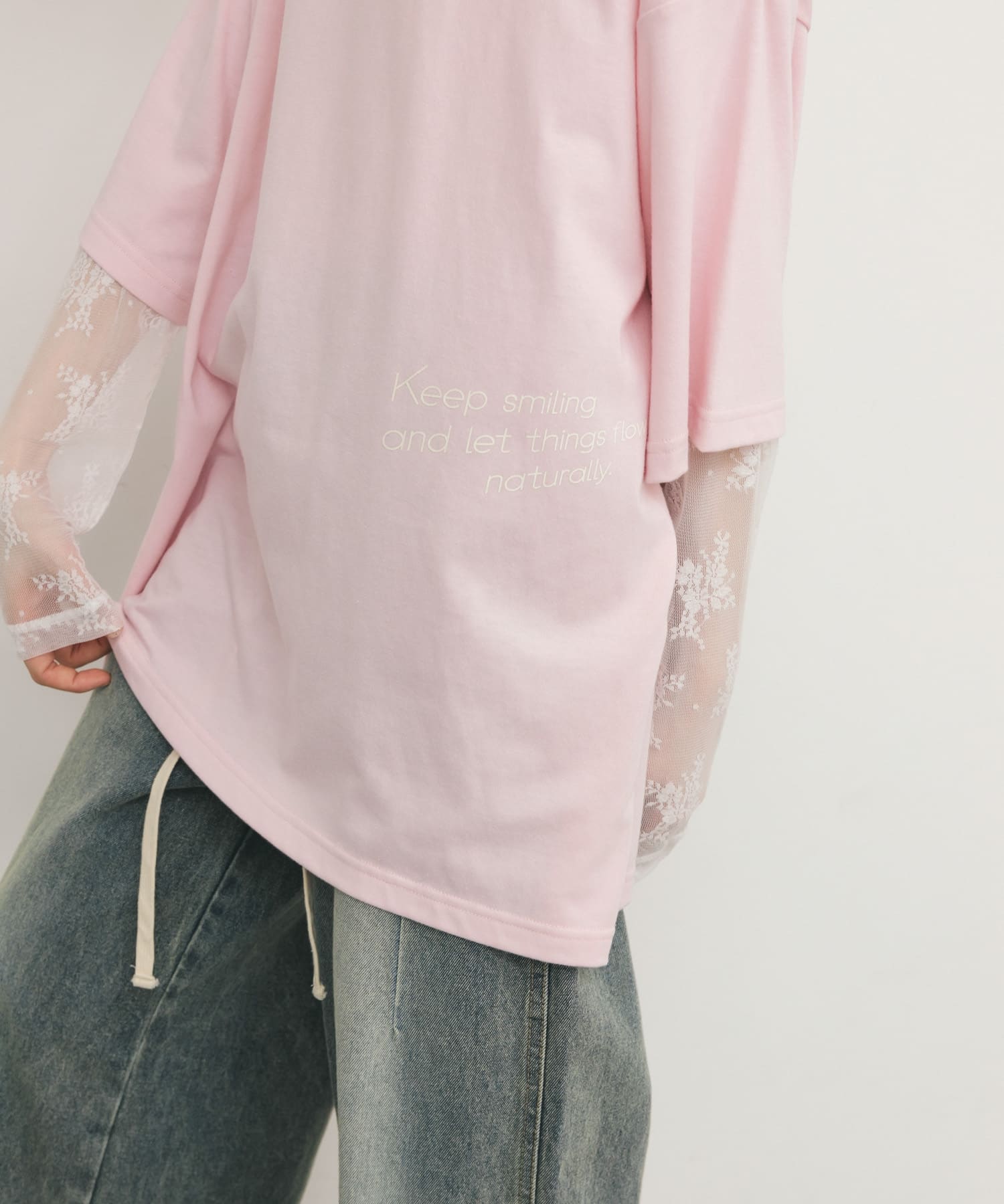 身長：160cm サイズ：one