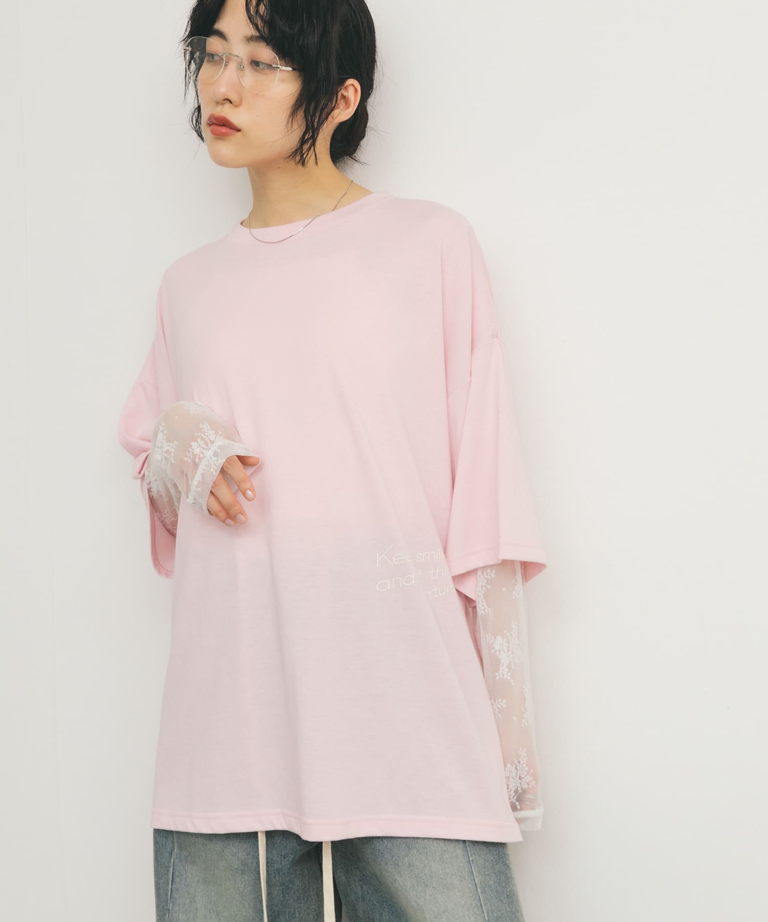 身長：160cm サイズ：one