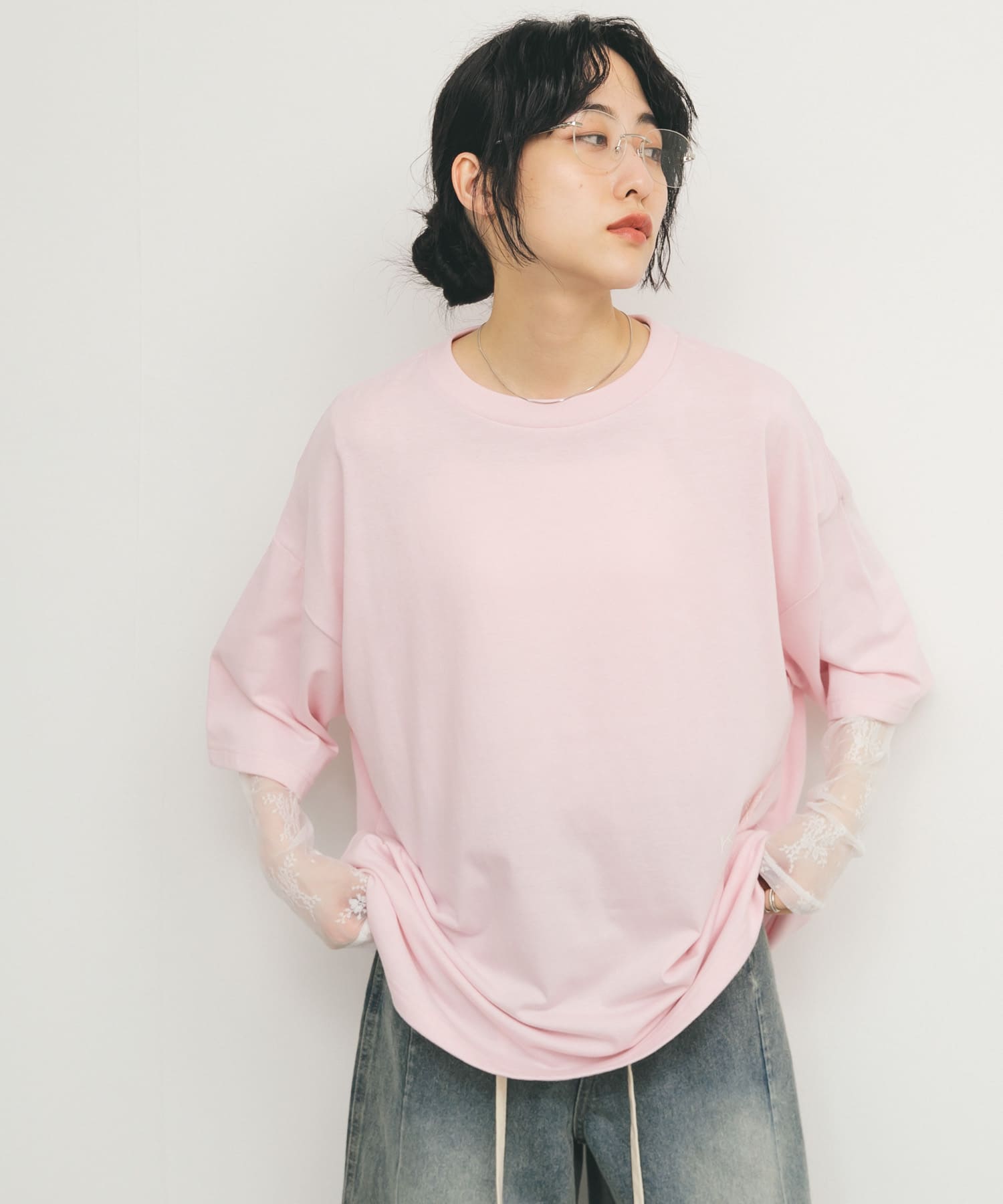 身長：160cm サイズ：one
