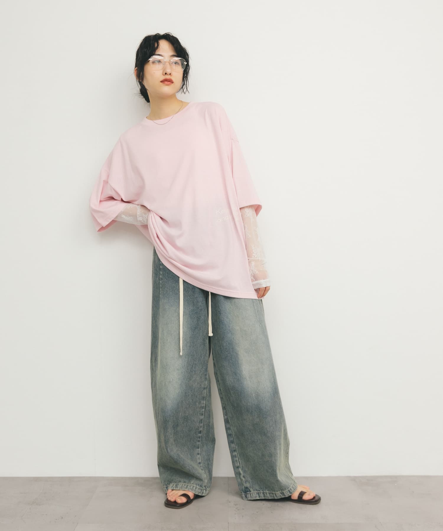 身長：160cm サイズ：one