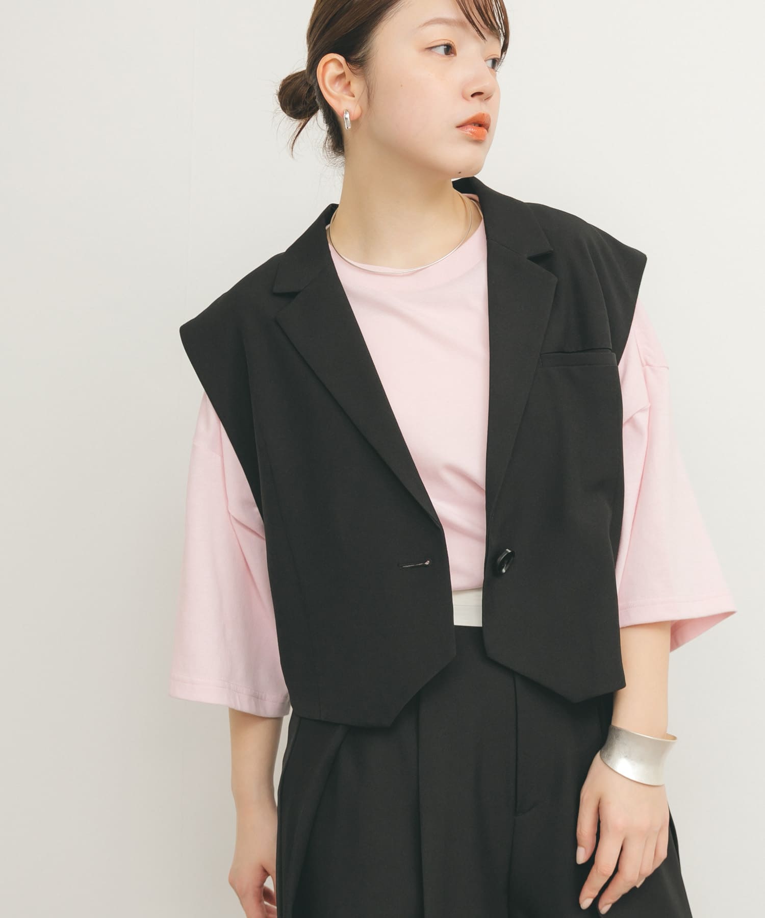 身長：160cm サイズ：one