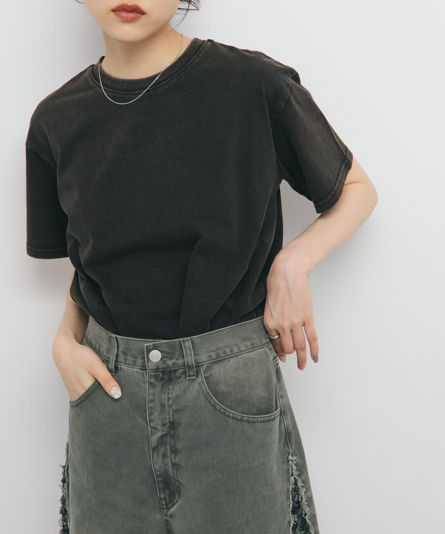 身長：160cm サイズ：one