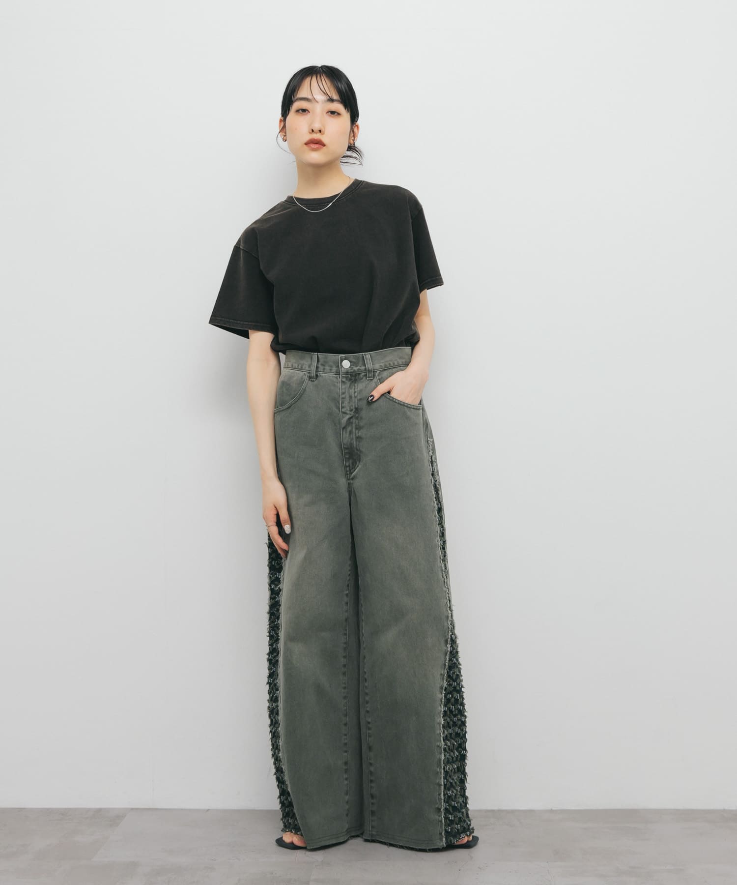 身長：160cm サイズ：one