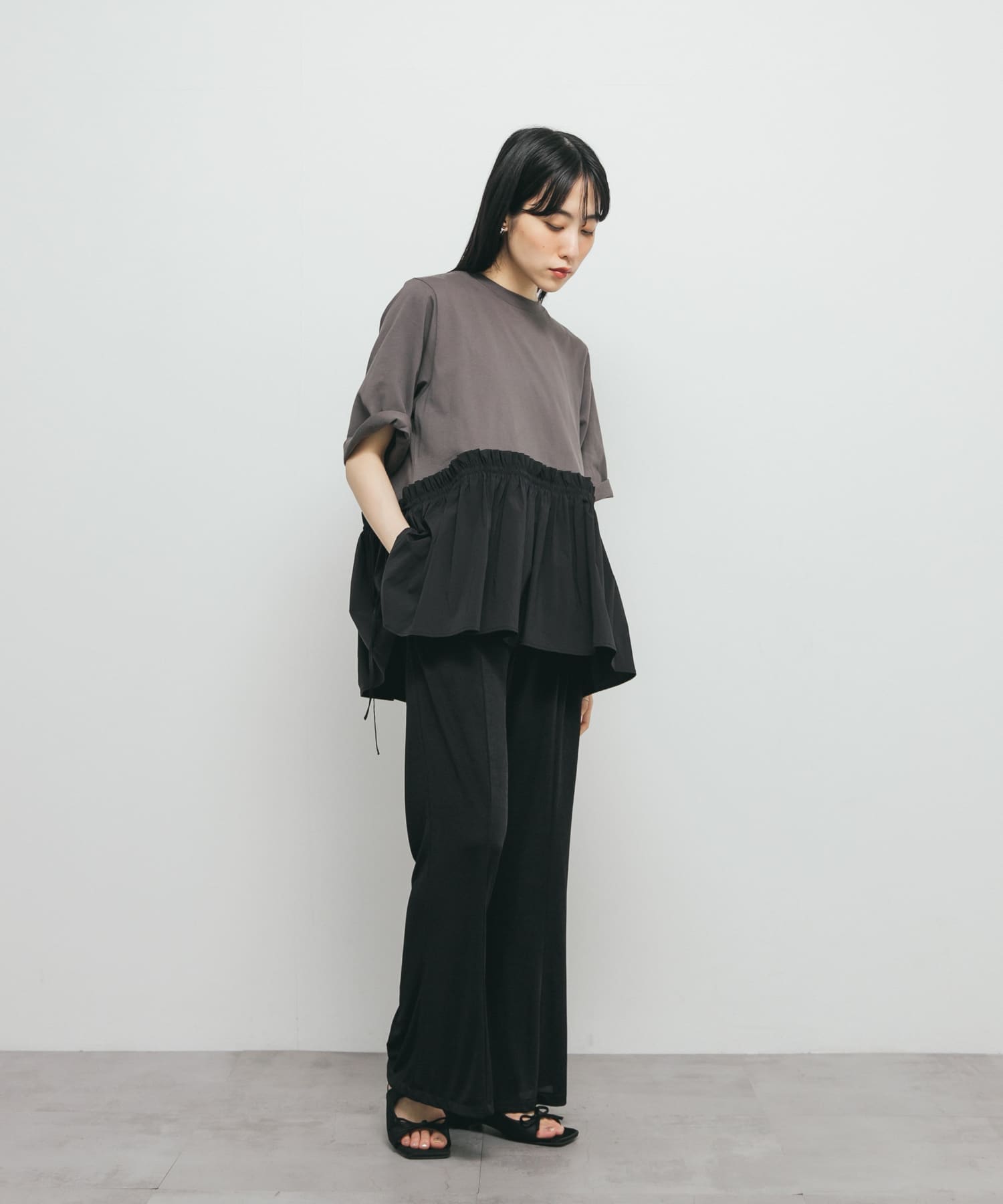 身長：160cm サイズ：one