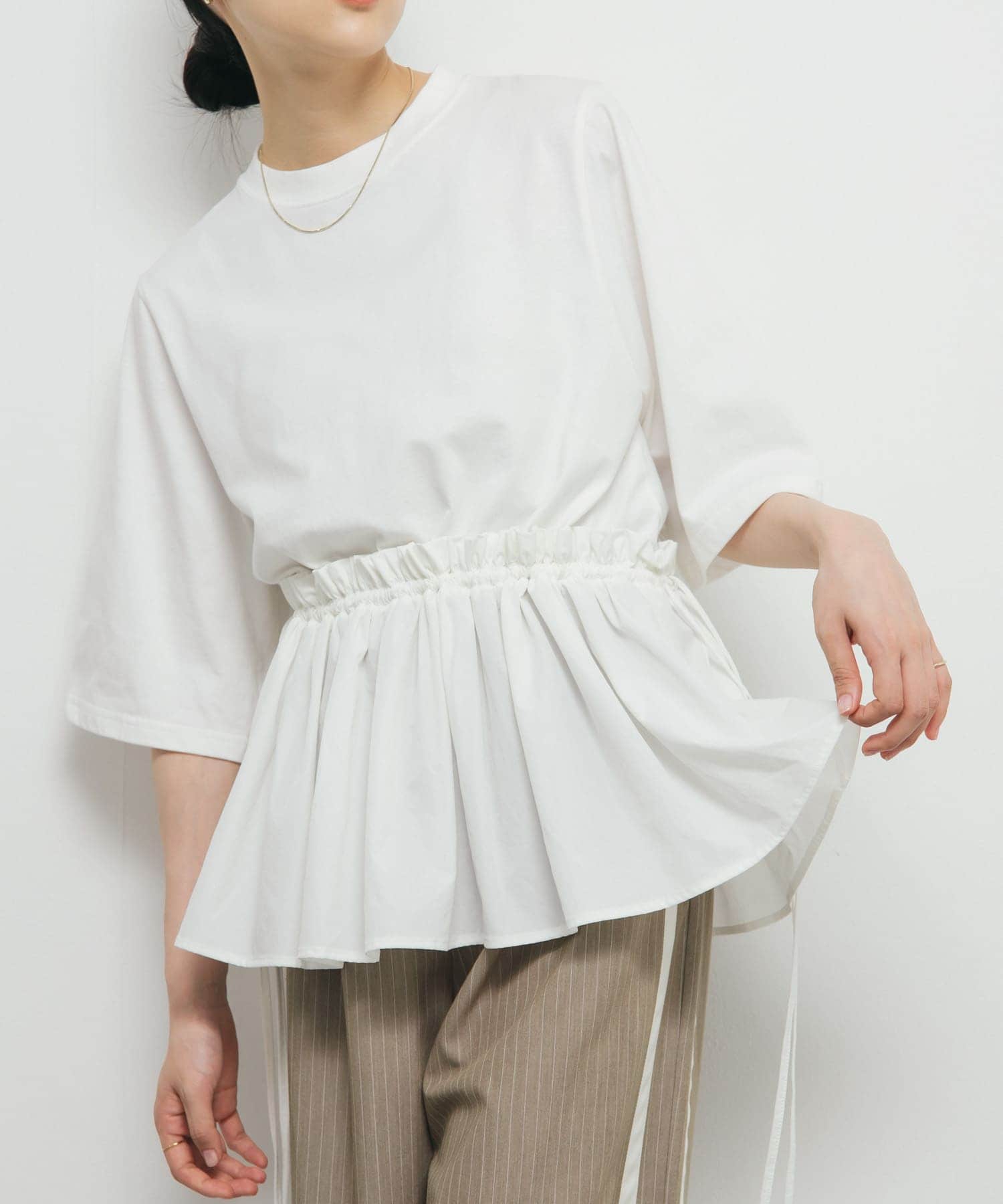 身長：160cm サイズ：one