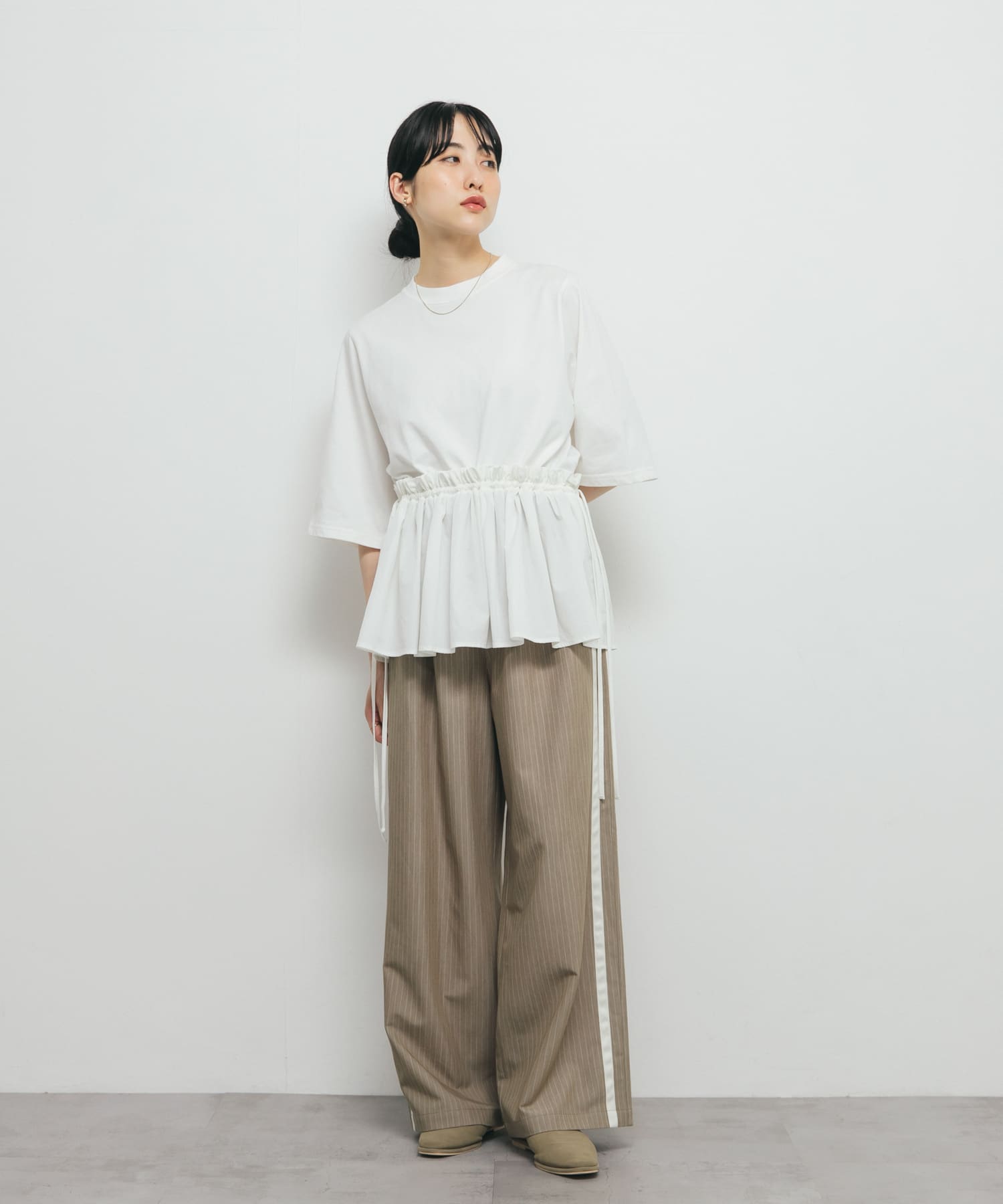 身長：160cm サイズ：one