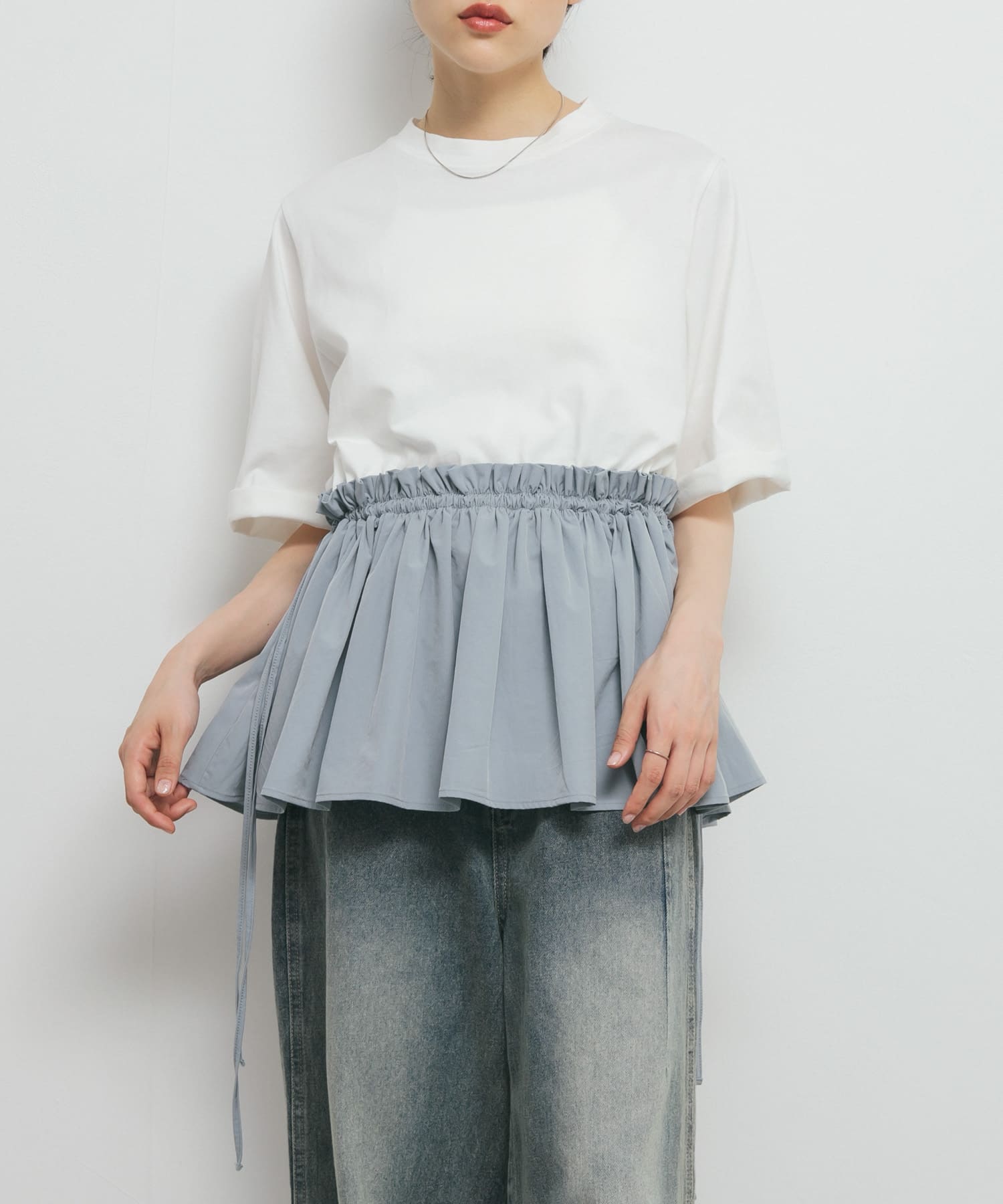 身長：160cm サイズ：one