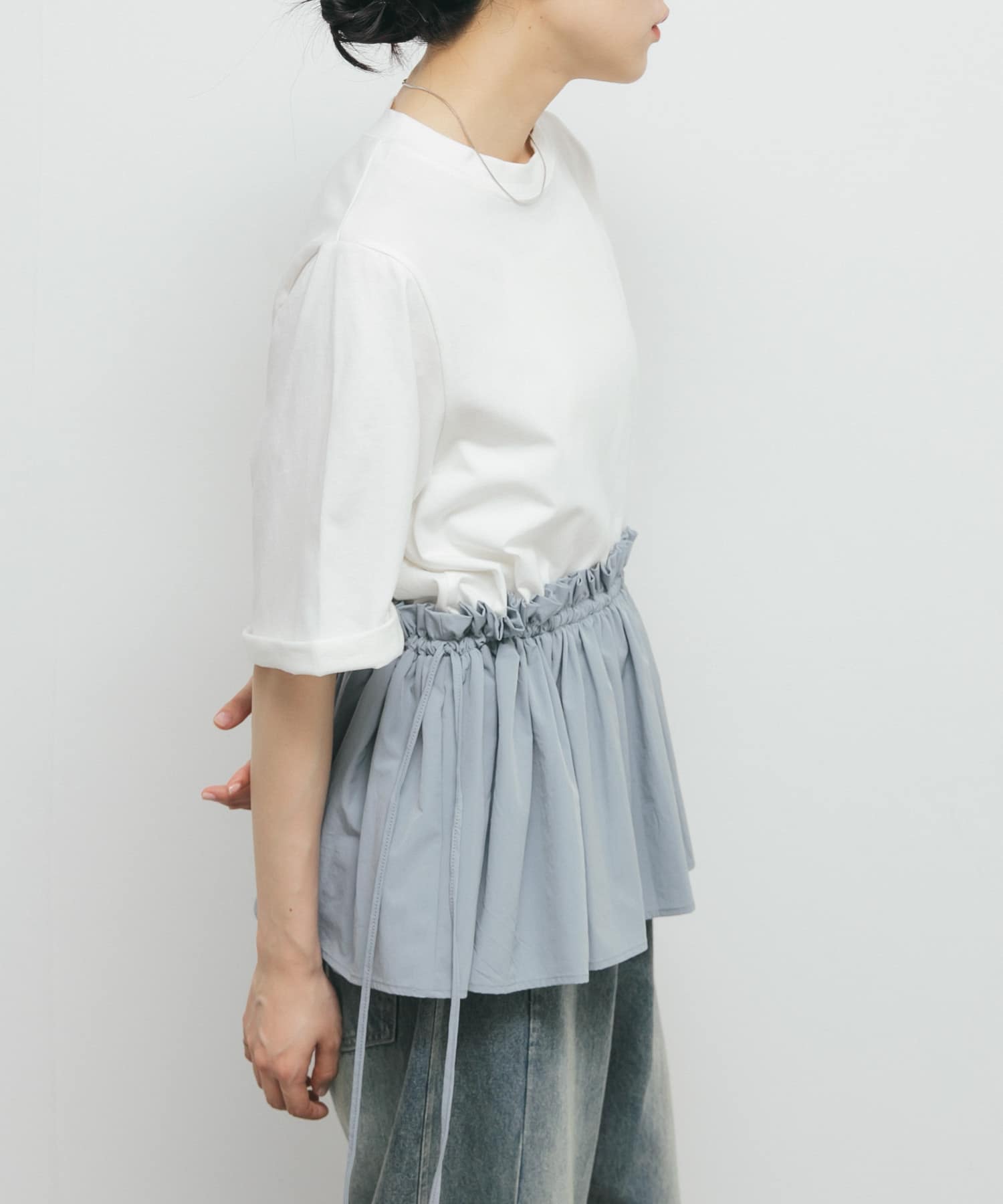 身長：160cm サイズ：one