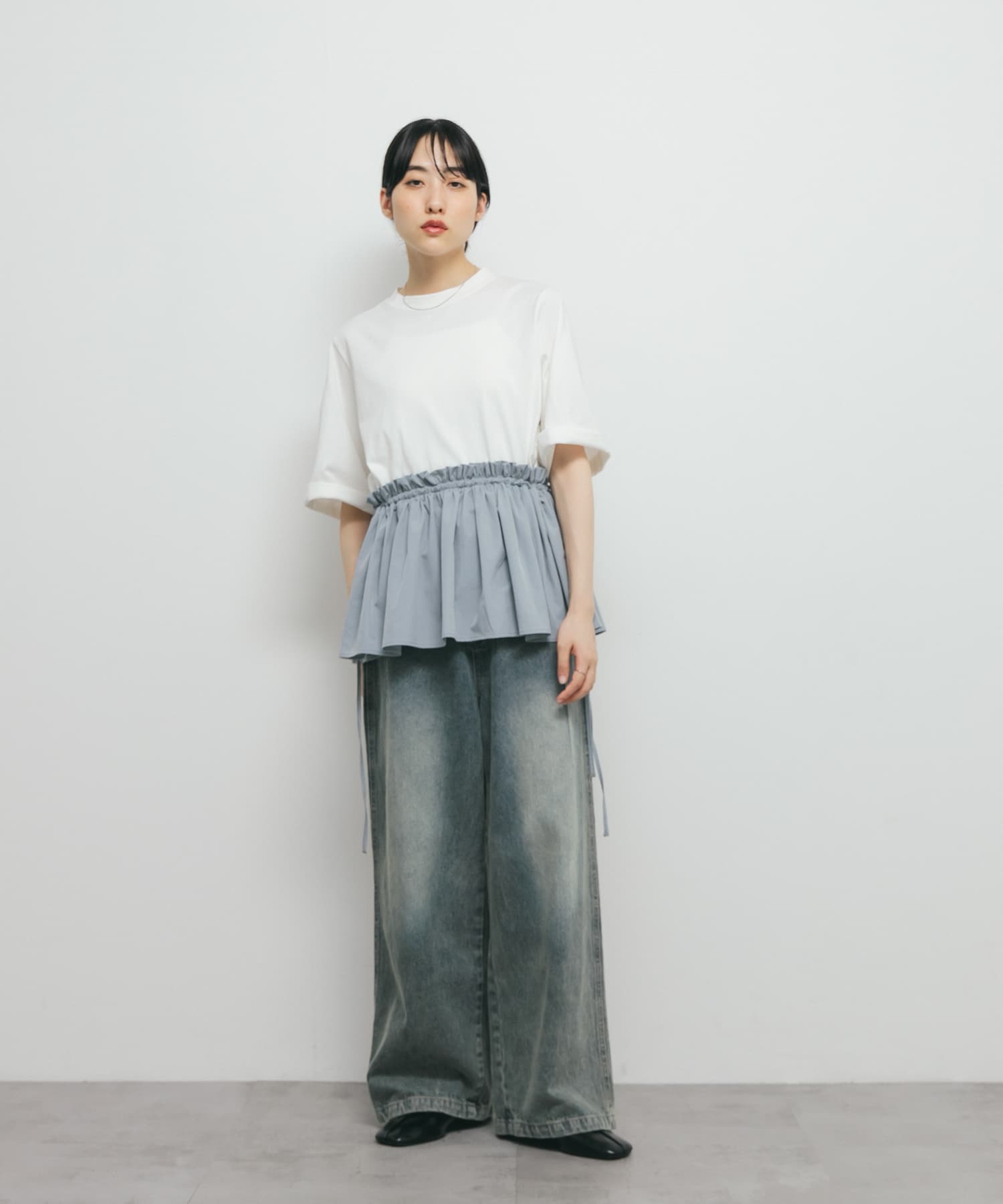 身長：160cm サイズ：one