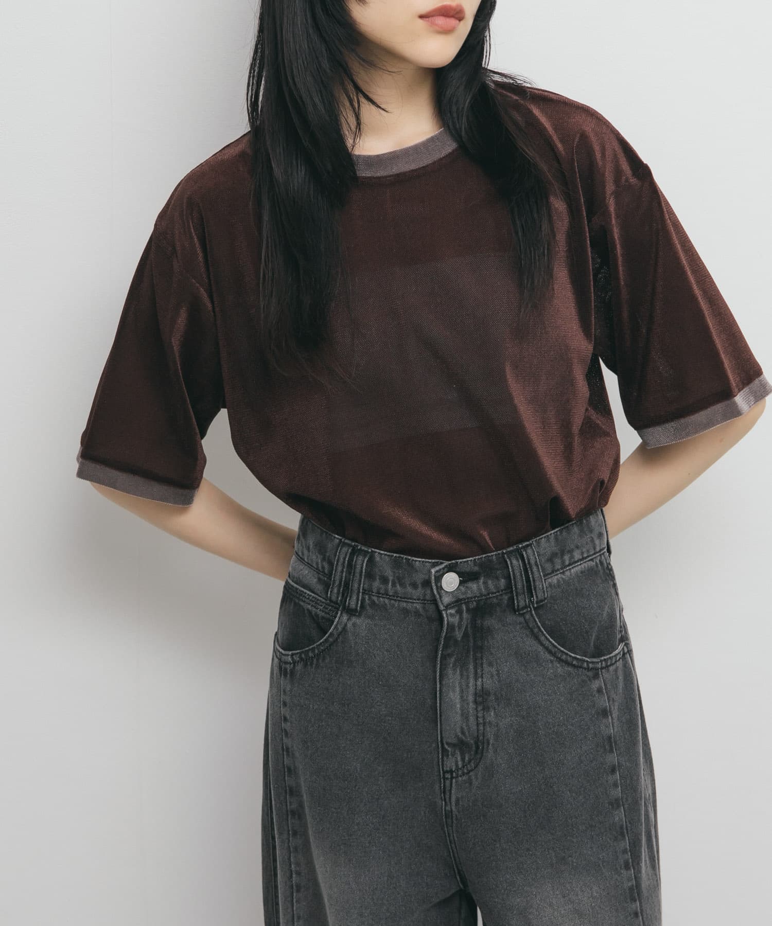 身長：160cm サイズ：one