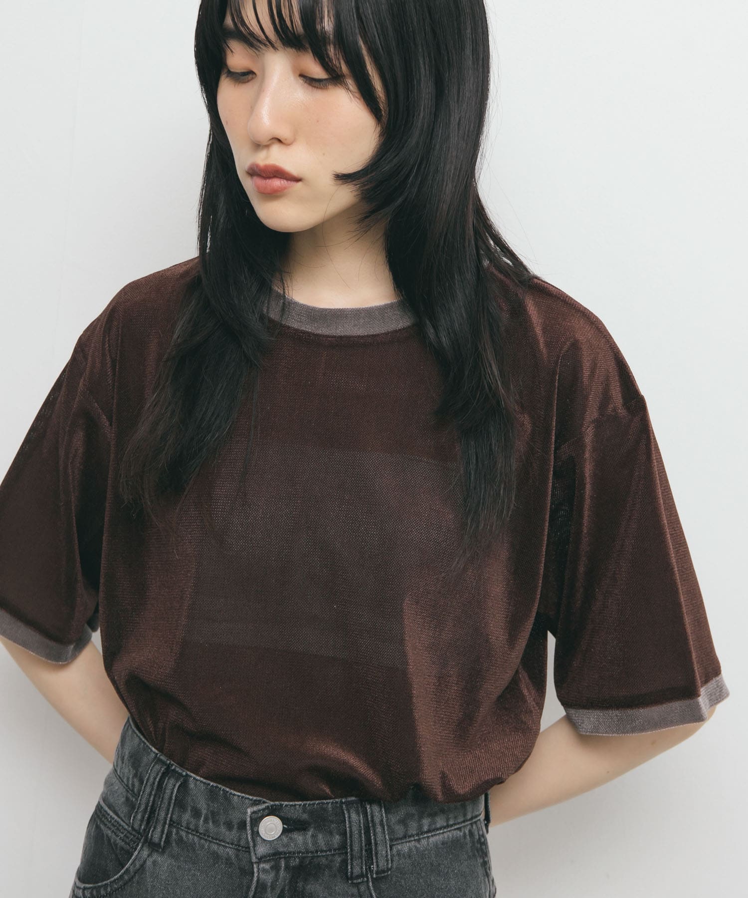 身長：160cm サイズ：one
