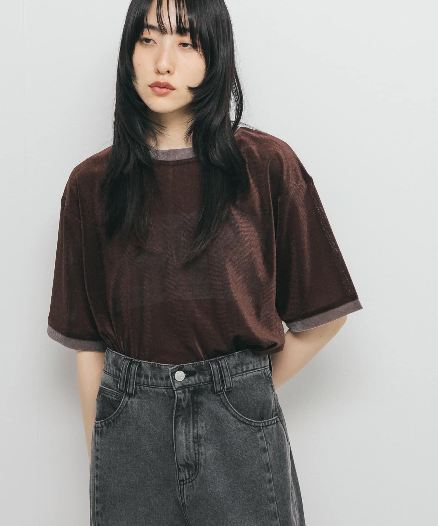 身長：160cm サイズ：one