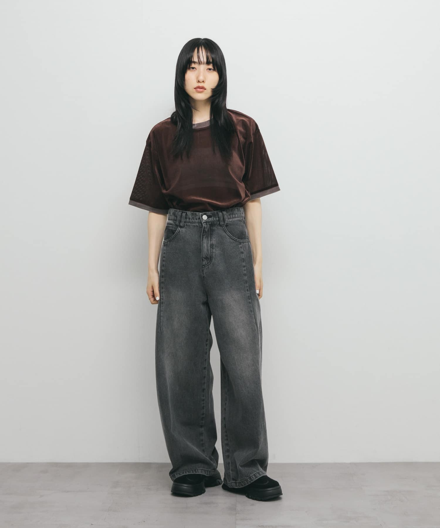 身長：160cm サイズ：one