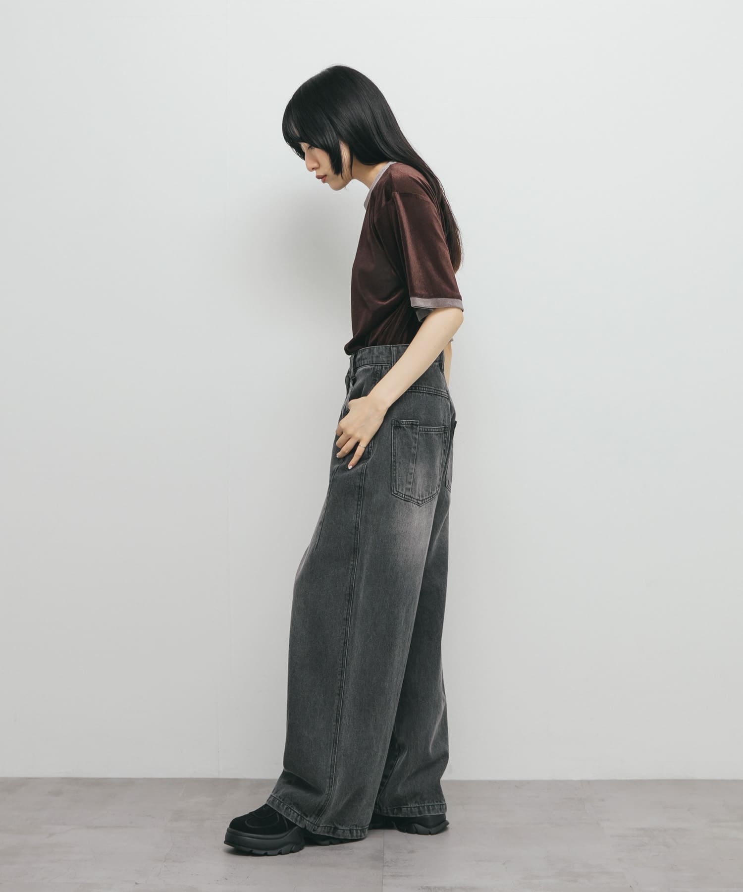 身長：160cm サイズ：one