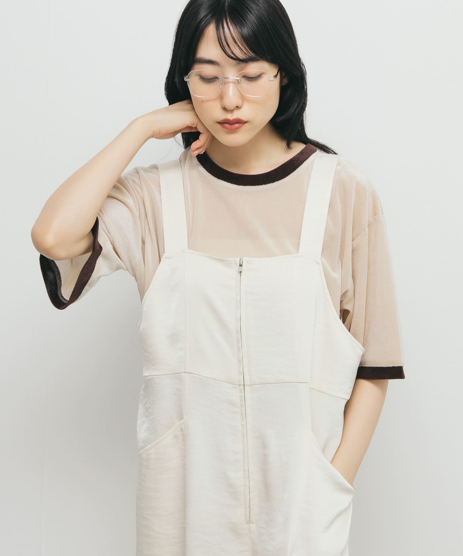 身長：160cm サイズ：one