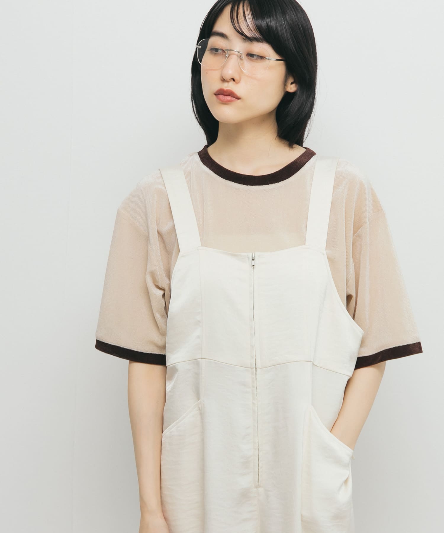 身長：160cm サイズ：one