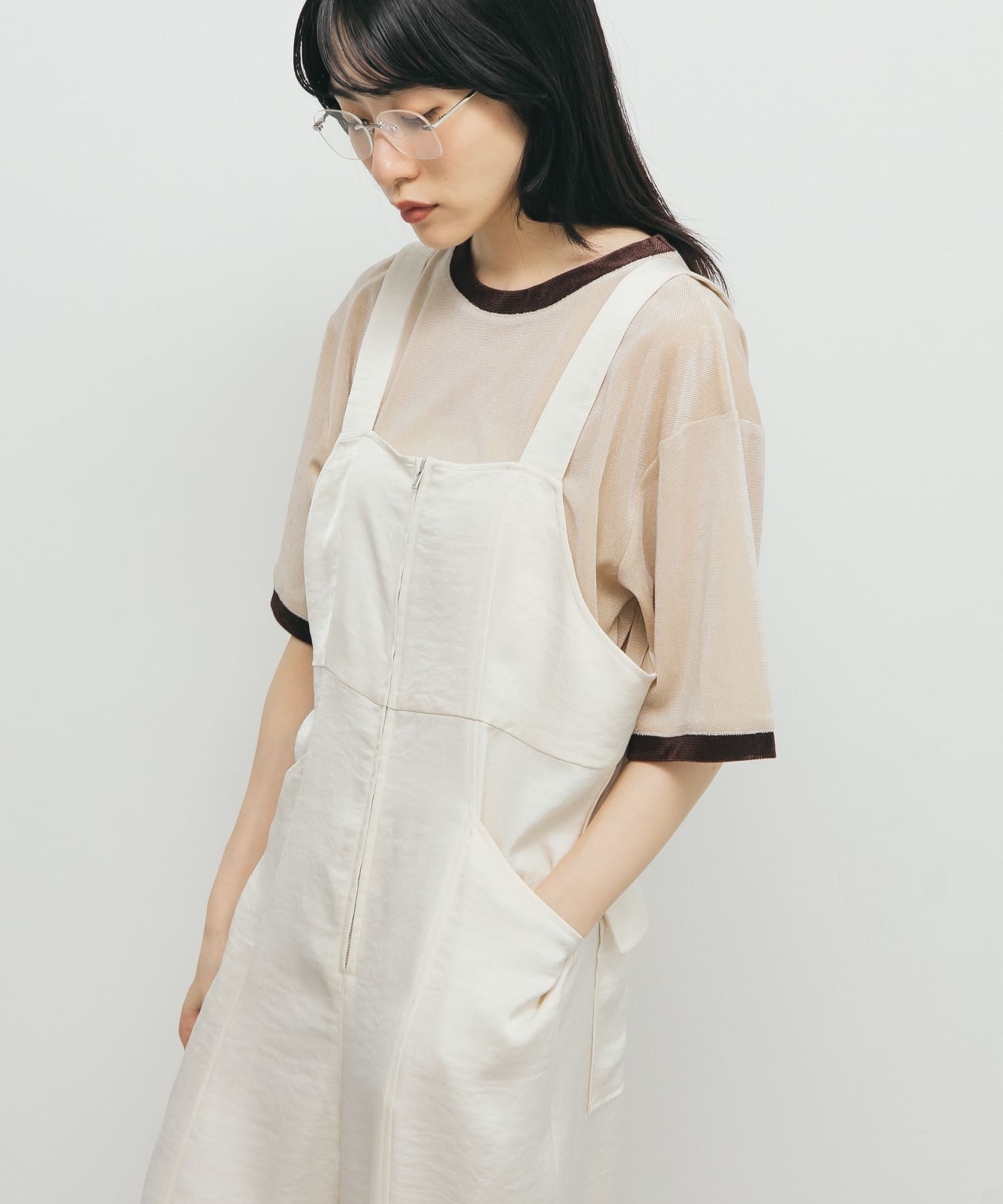 身長：160cm サイズ：one