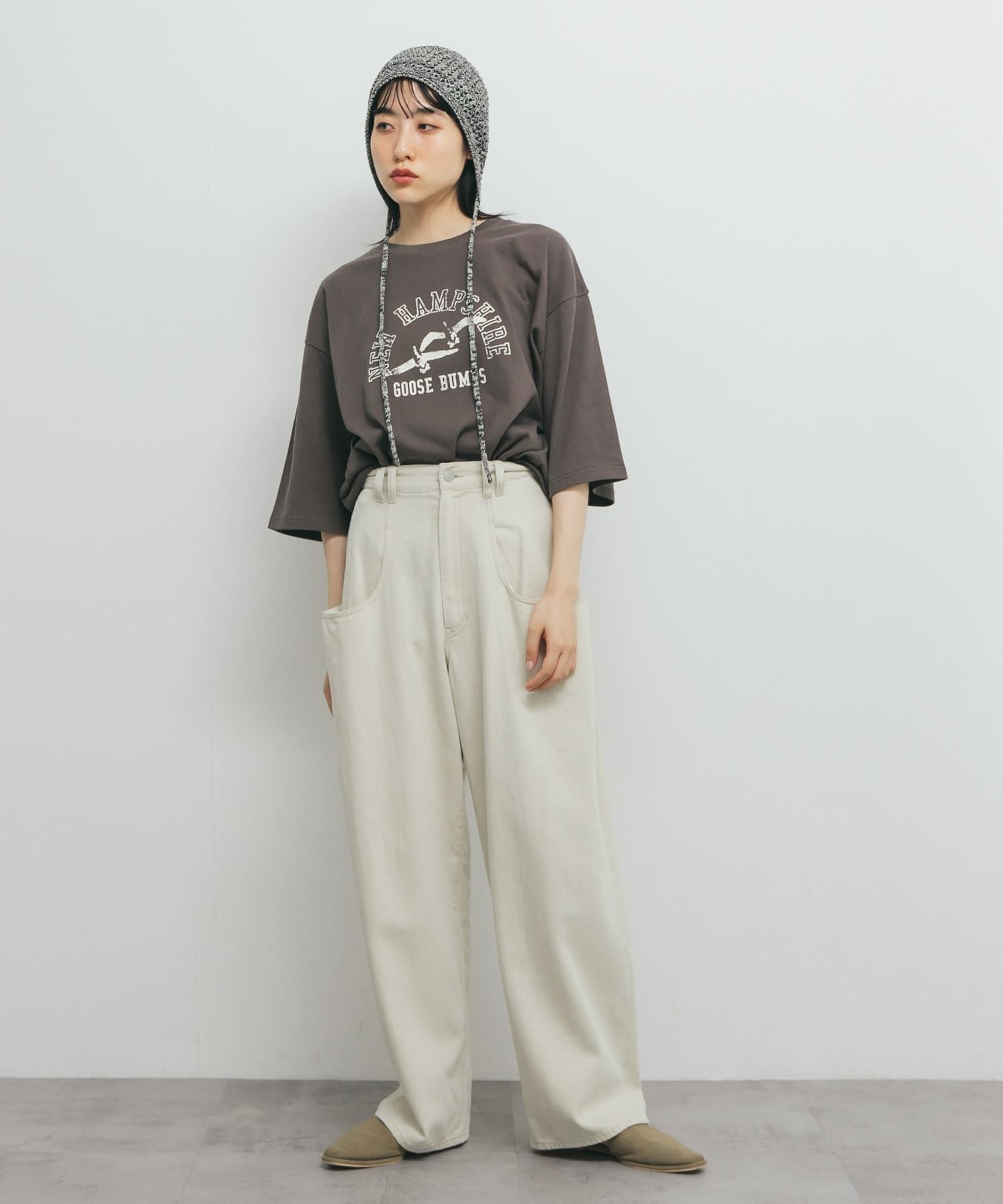 身長：160cm サイズ：one