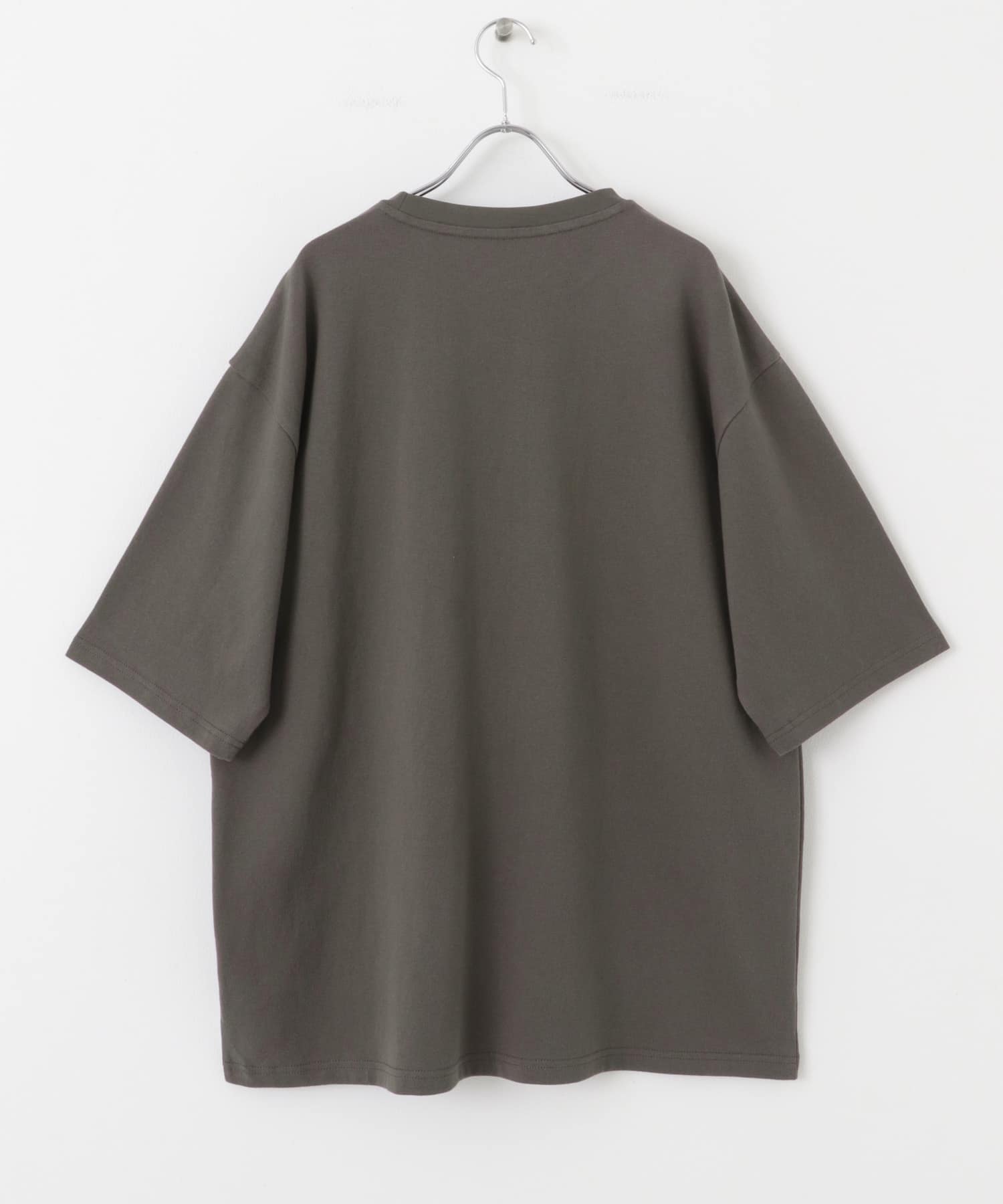 ヴィンテージライクプリントTEE CHARCOAL one
