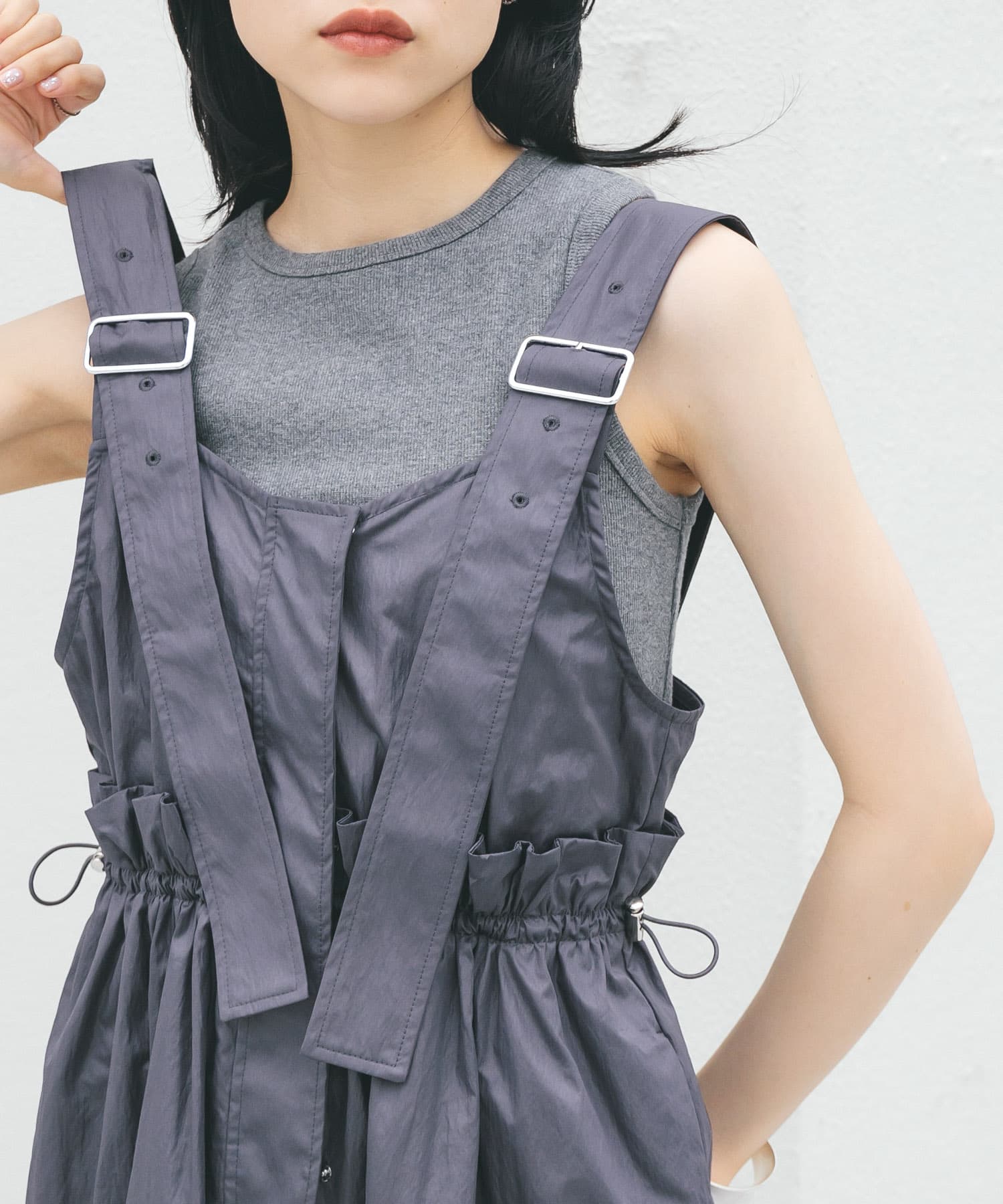 身長：160cm サイズ：one