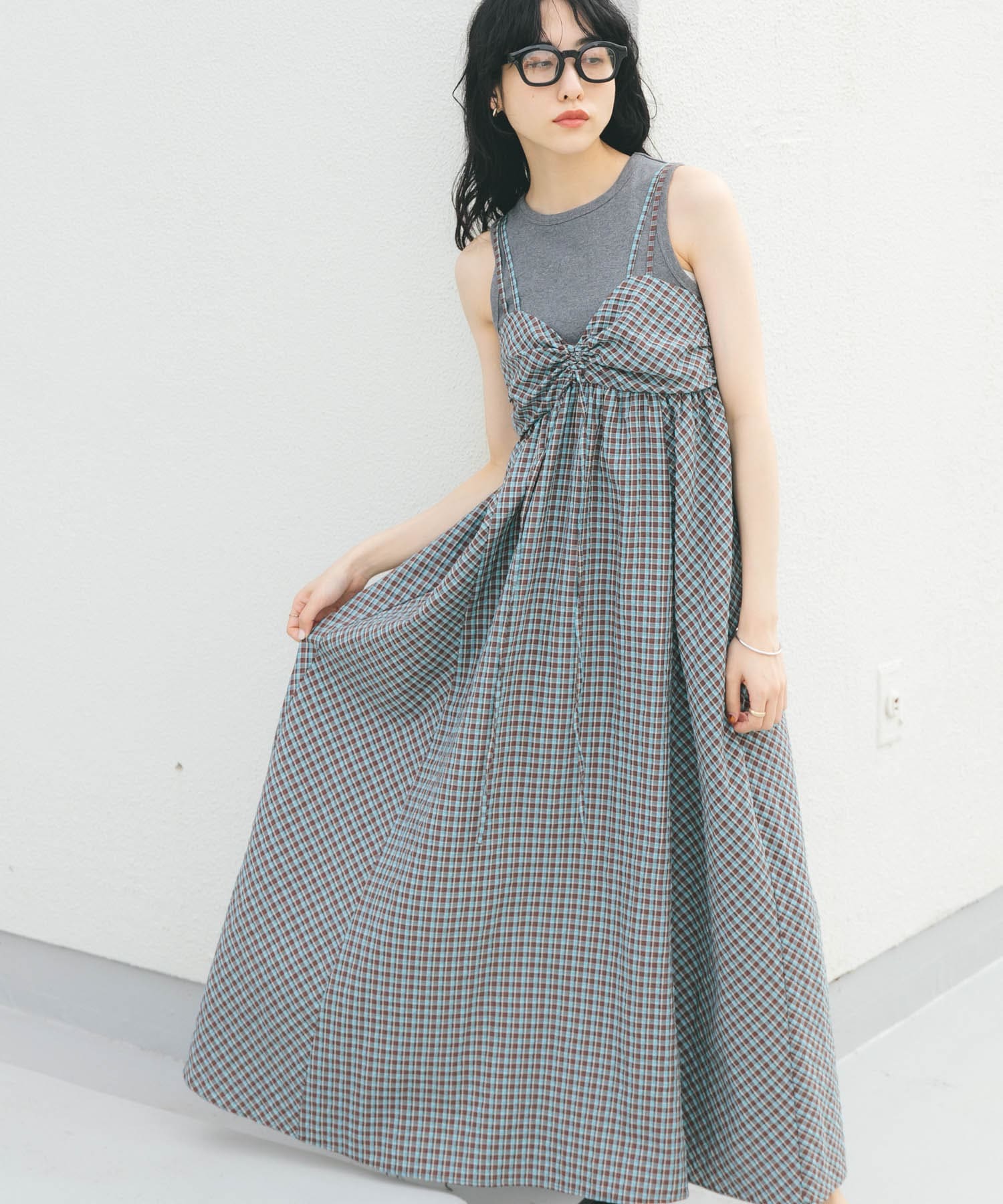 身長：160cm サイズ：one