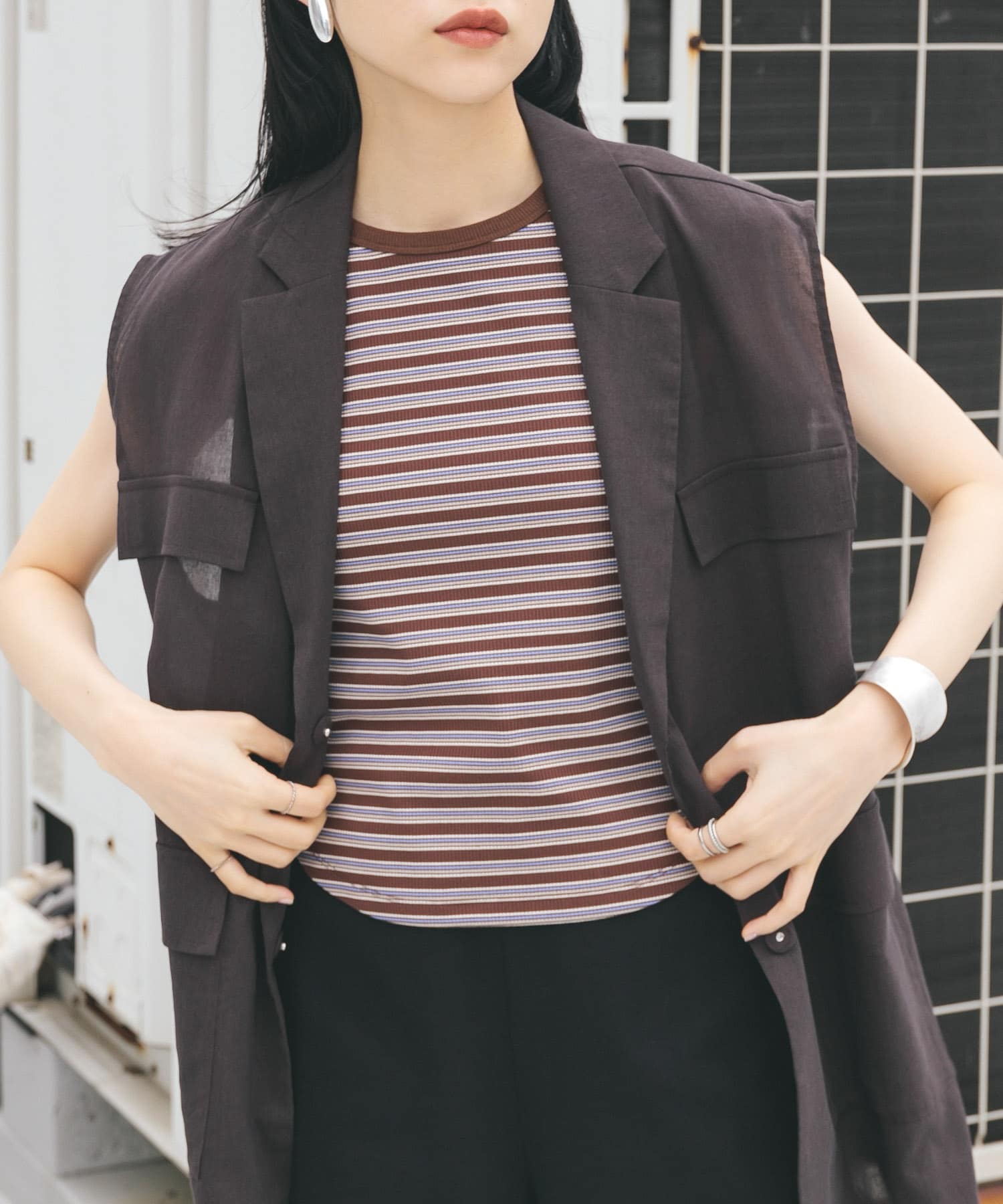 身長：160cm サイズ：one