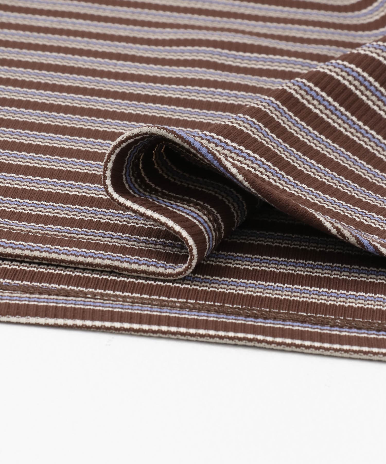 クロップドタンクトップ BRN border one