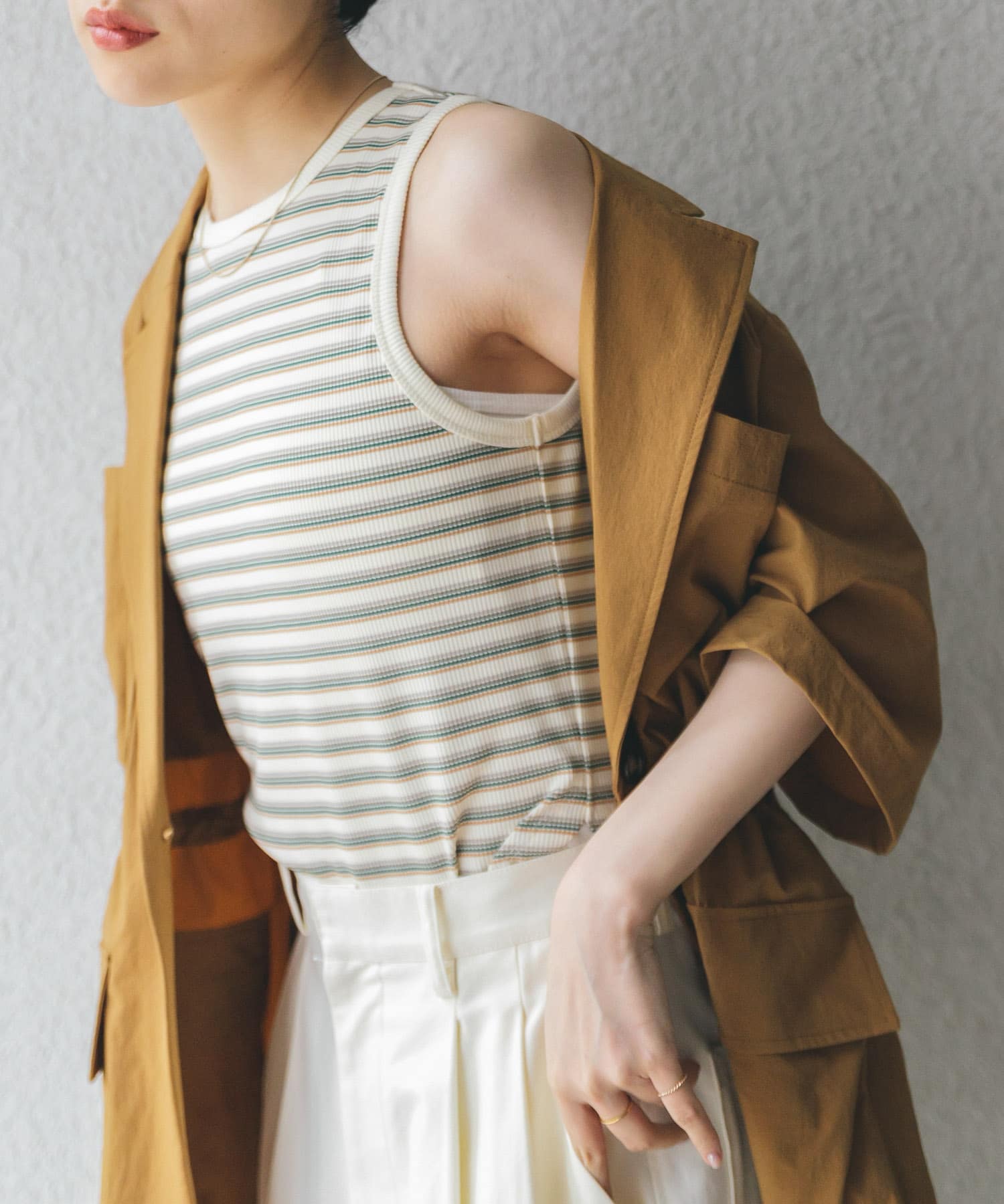 身長：160cm サイズ：one