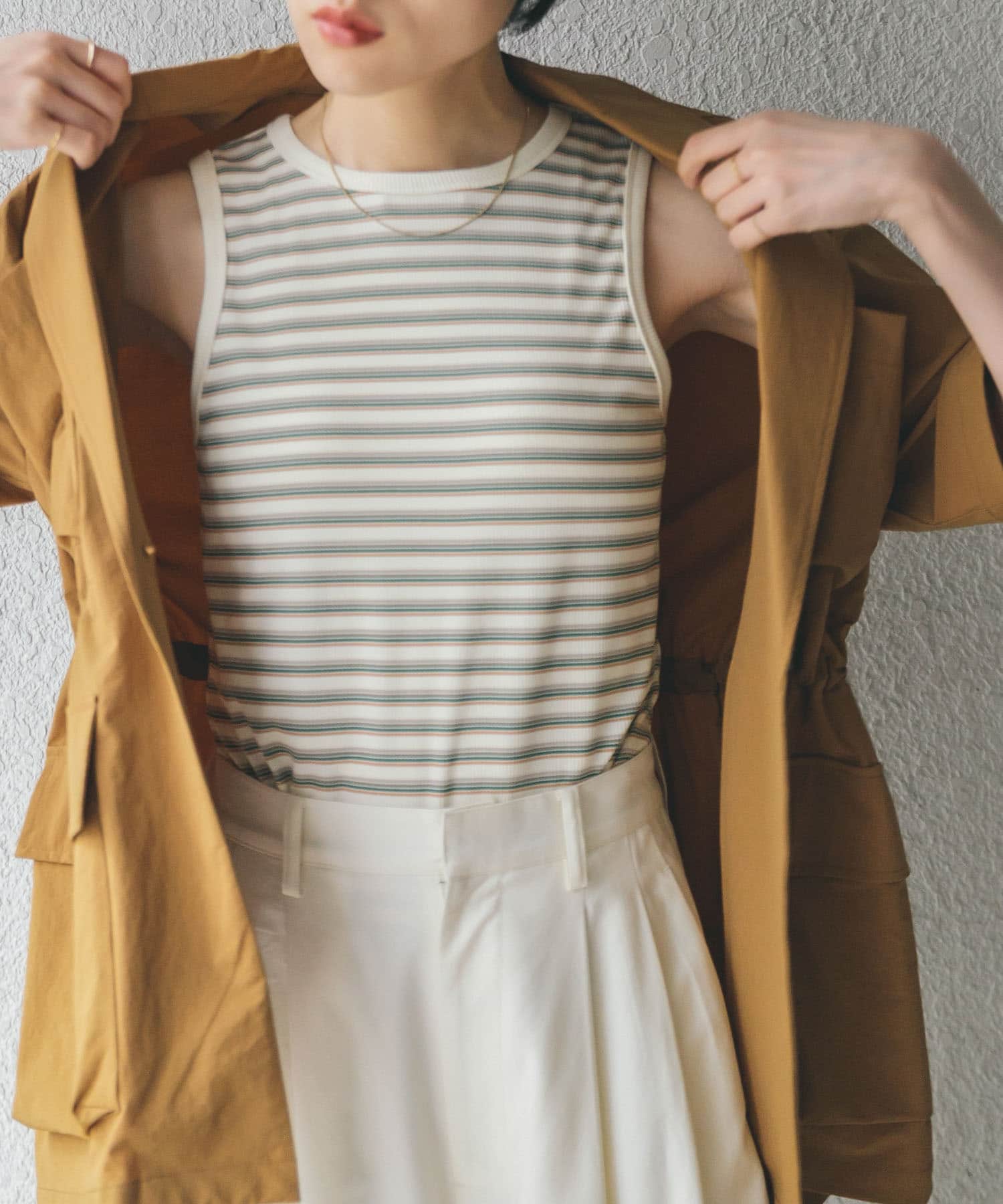 身長：160cm サイズ：one