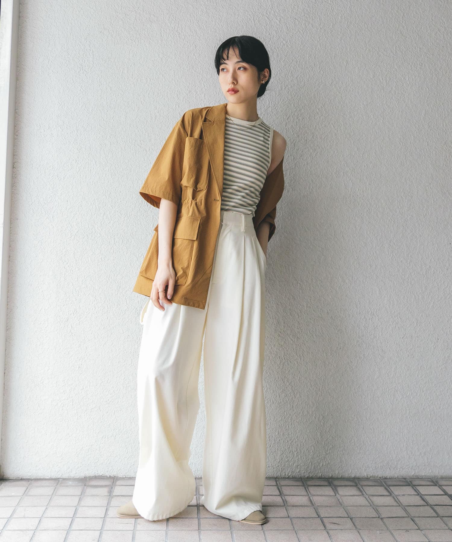 身長：160cm サイズ：one