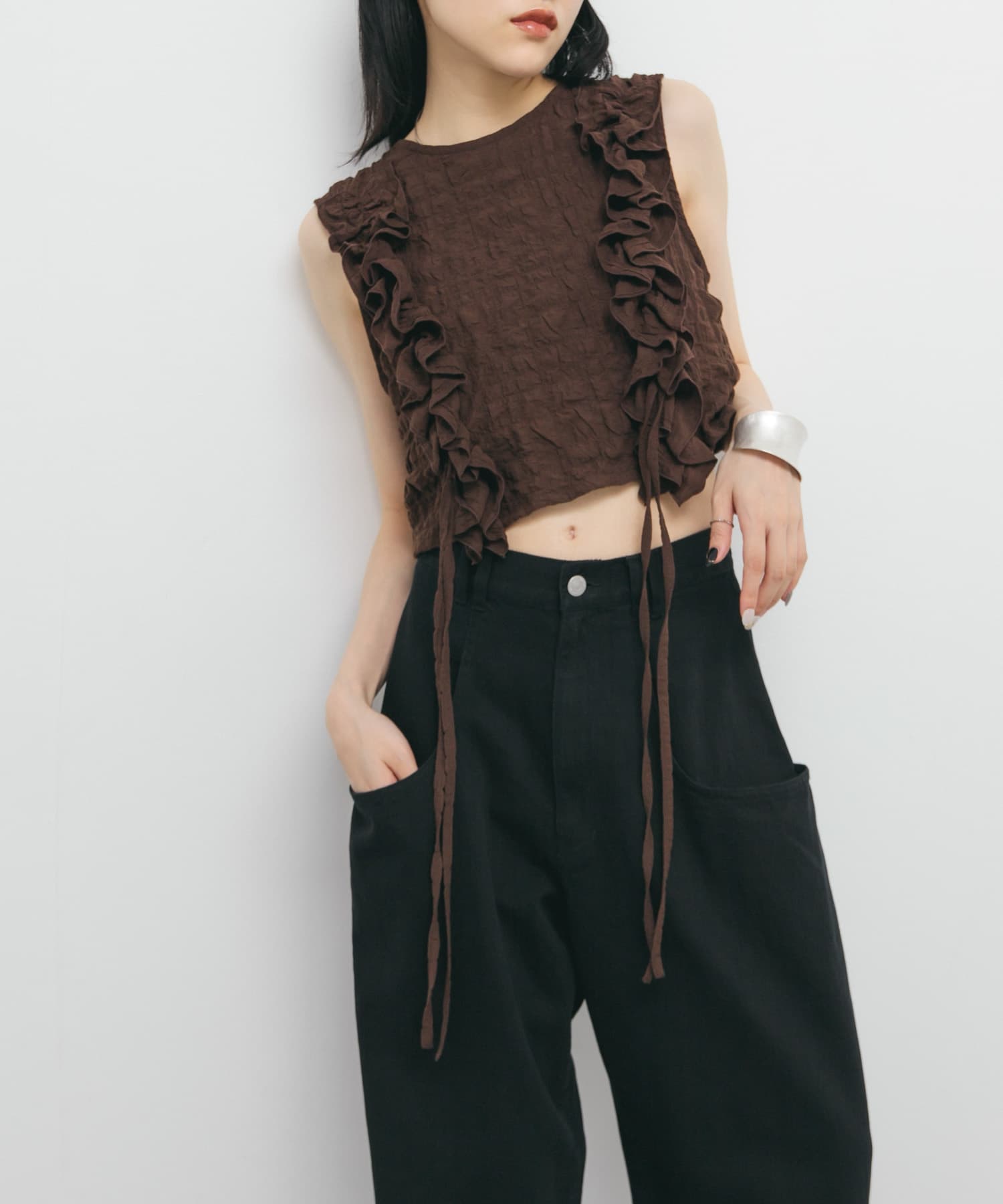 身長：160cm サイズ：one