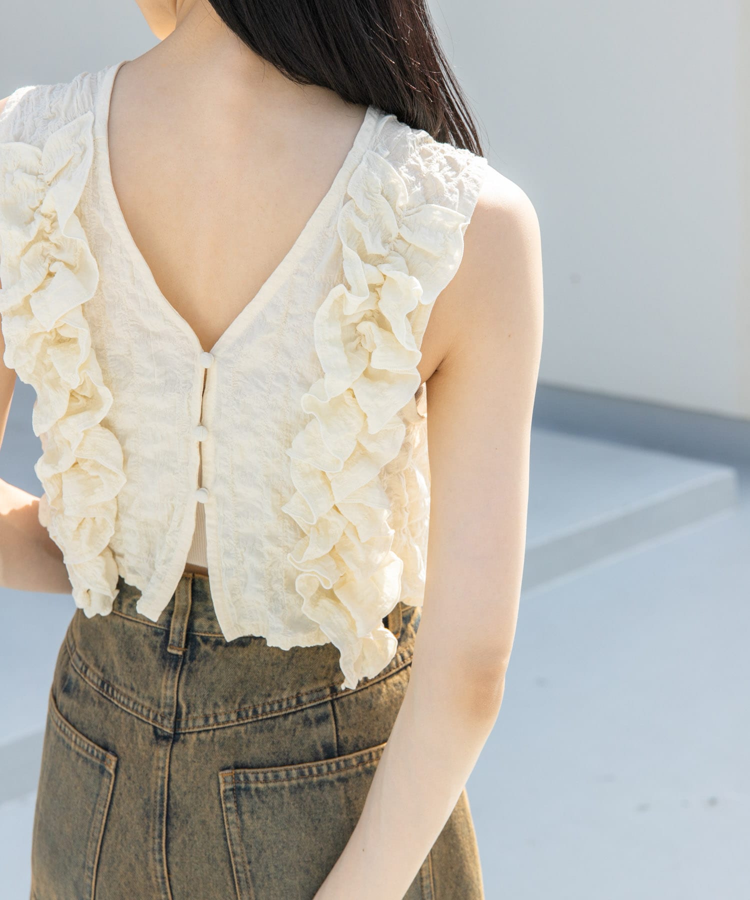 身長：160cm サイズ：one