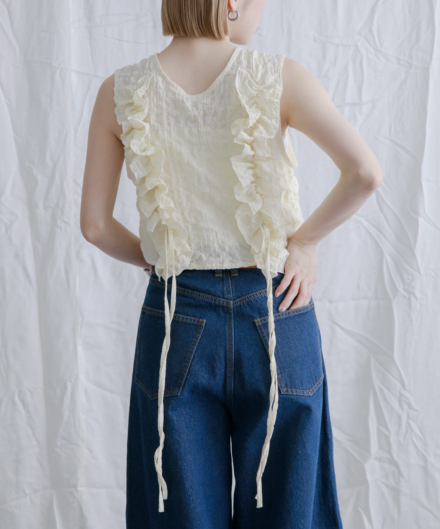 身長：153cm サイズ：one