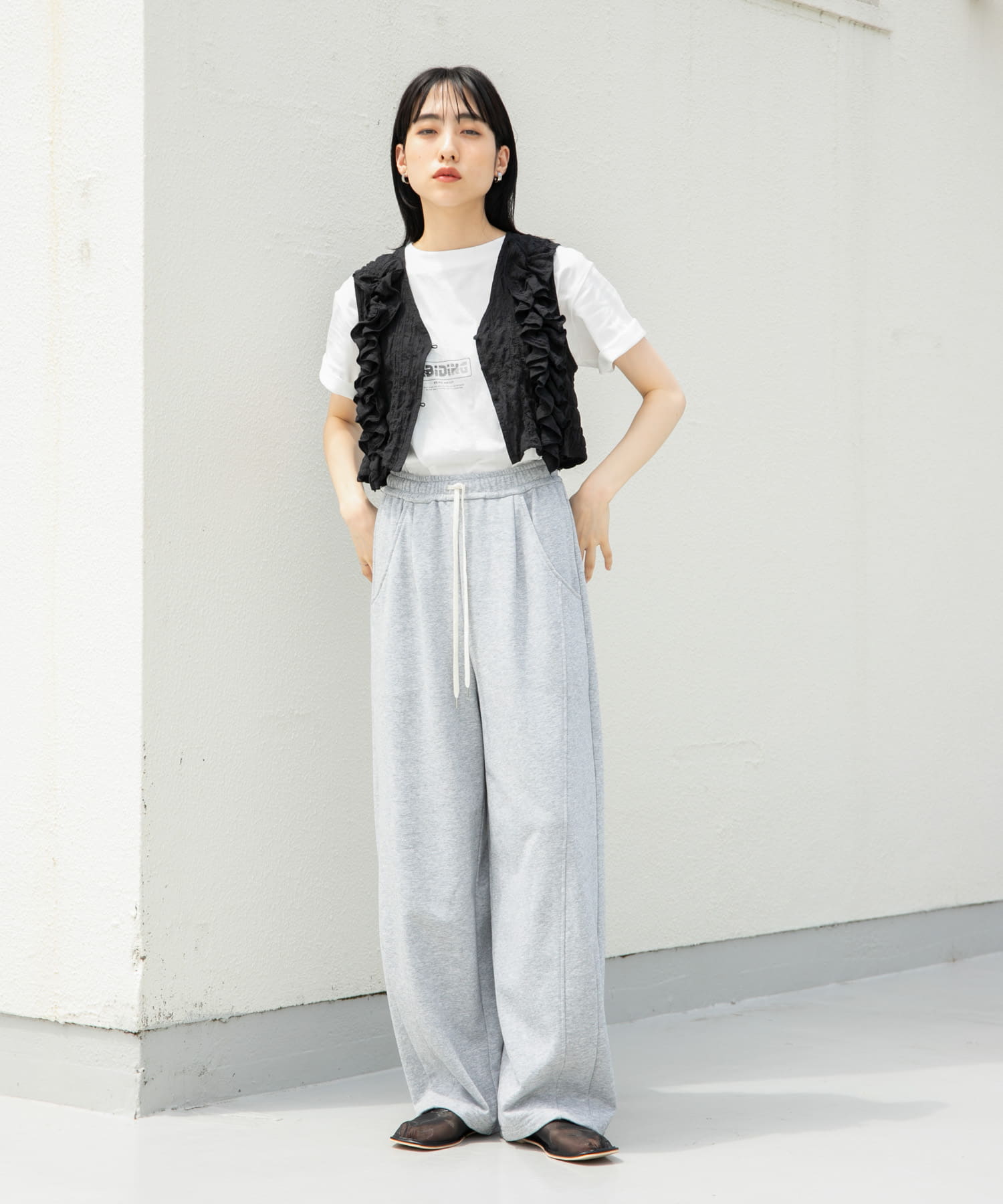 身長：160cm サイズ：one